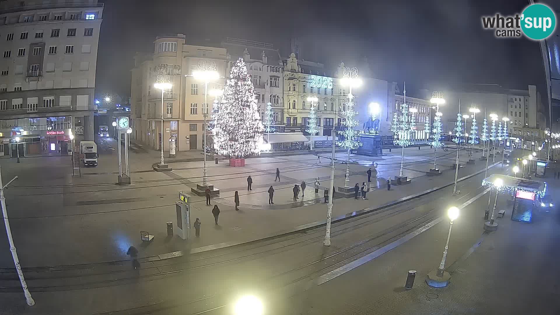 Live Cam Zagreb Ban Jelačić place | Croatie