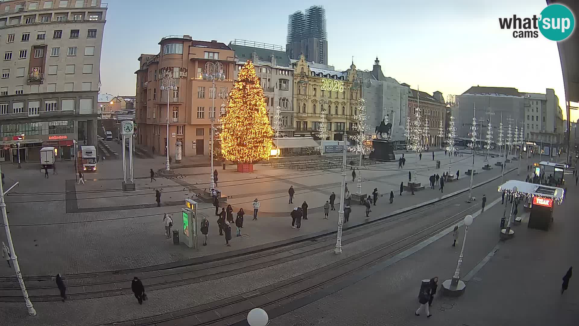 Webcam Zagabria Ban Jelacic piazza | Croazia