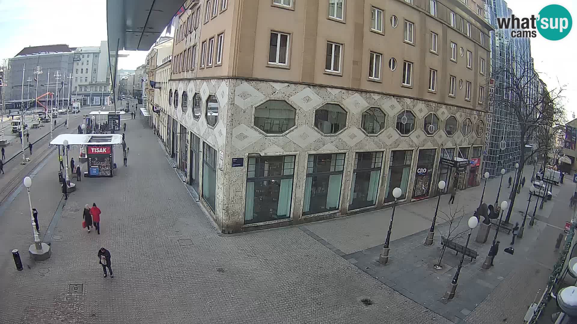Spletna kamera Zagreb Ban Jelačić