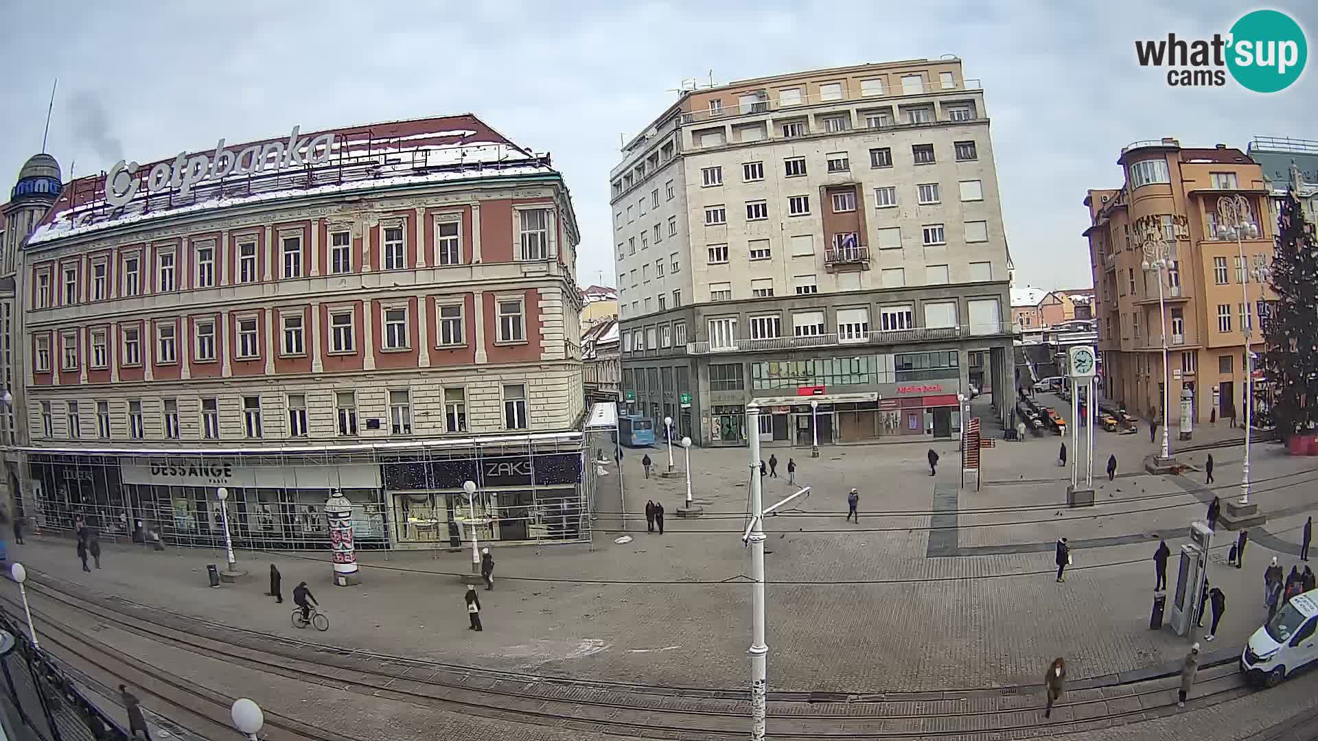 Zagreb live cam Bana Jelačića