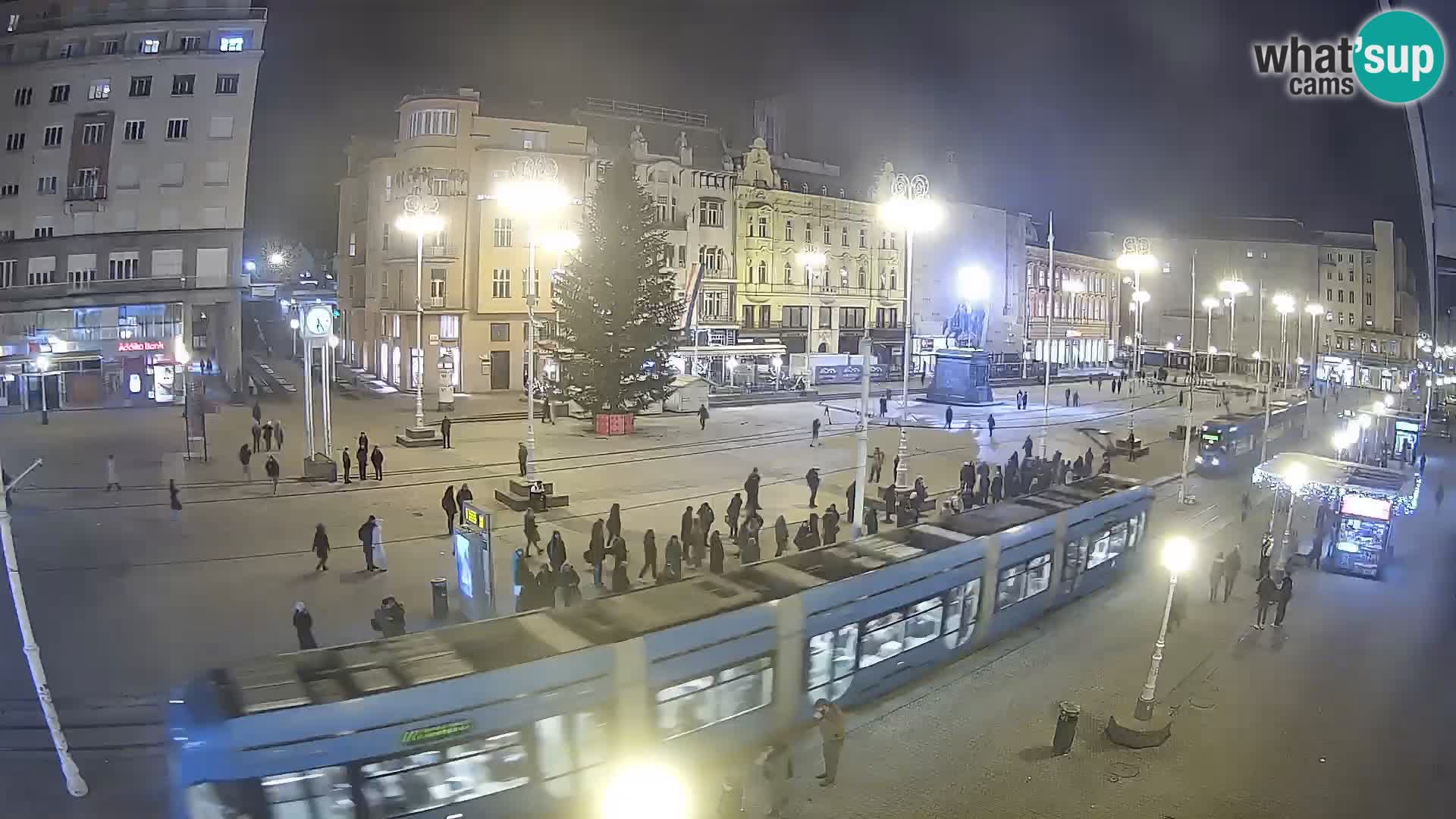 Zagreb live cam Bana Jelačića