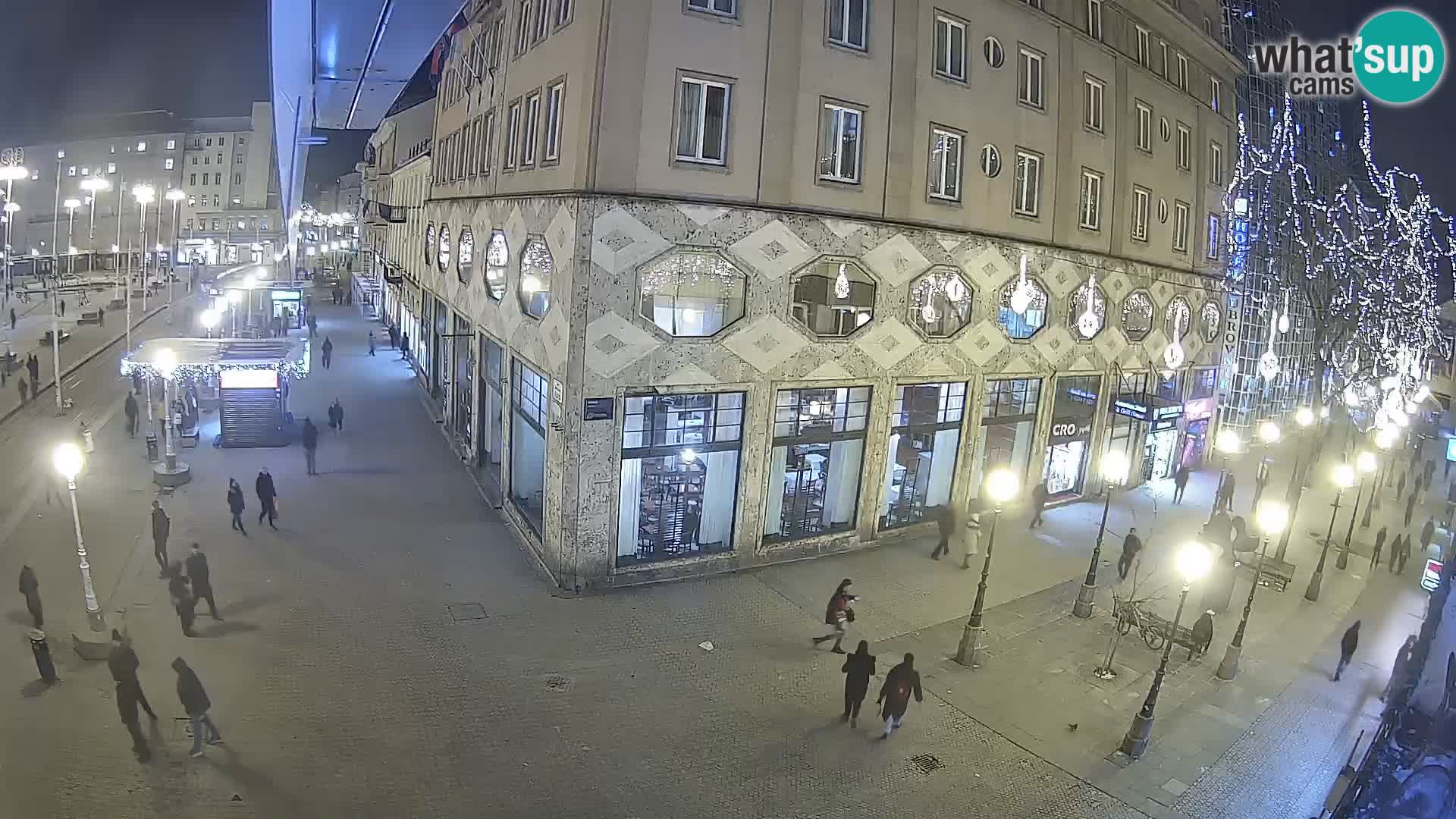 Spletna kamera Zagreb Ban Jelačić