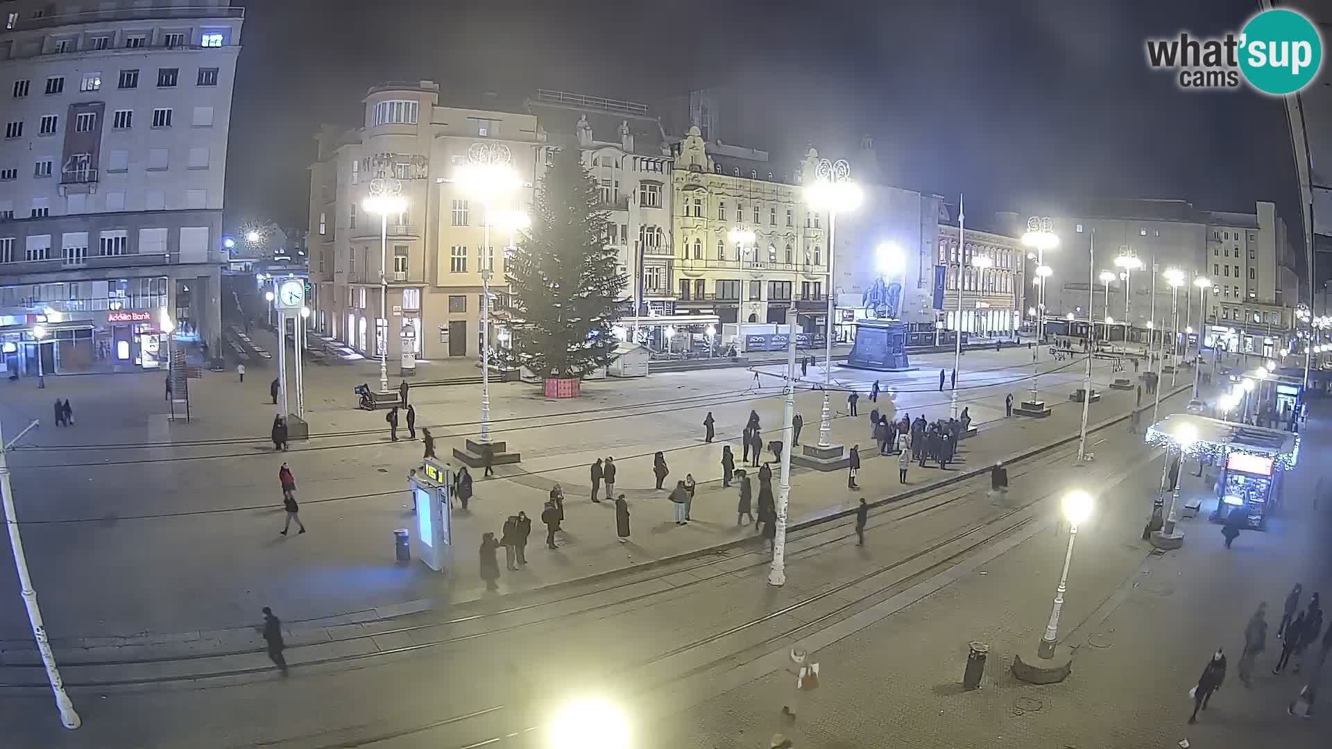 Webcam Zagabria Ban Jelacic piazza | Croazia