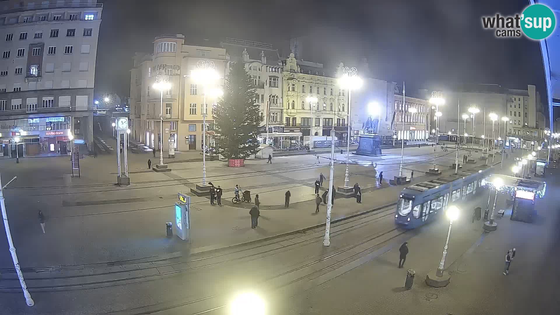 Zagreb live cam Bana Jelačića