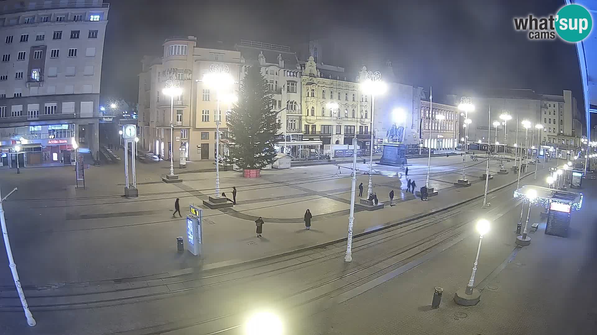 Webcam Zagreb Bana Jelačića square | Croatia