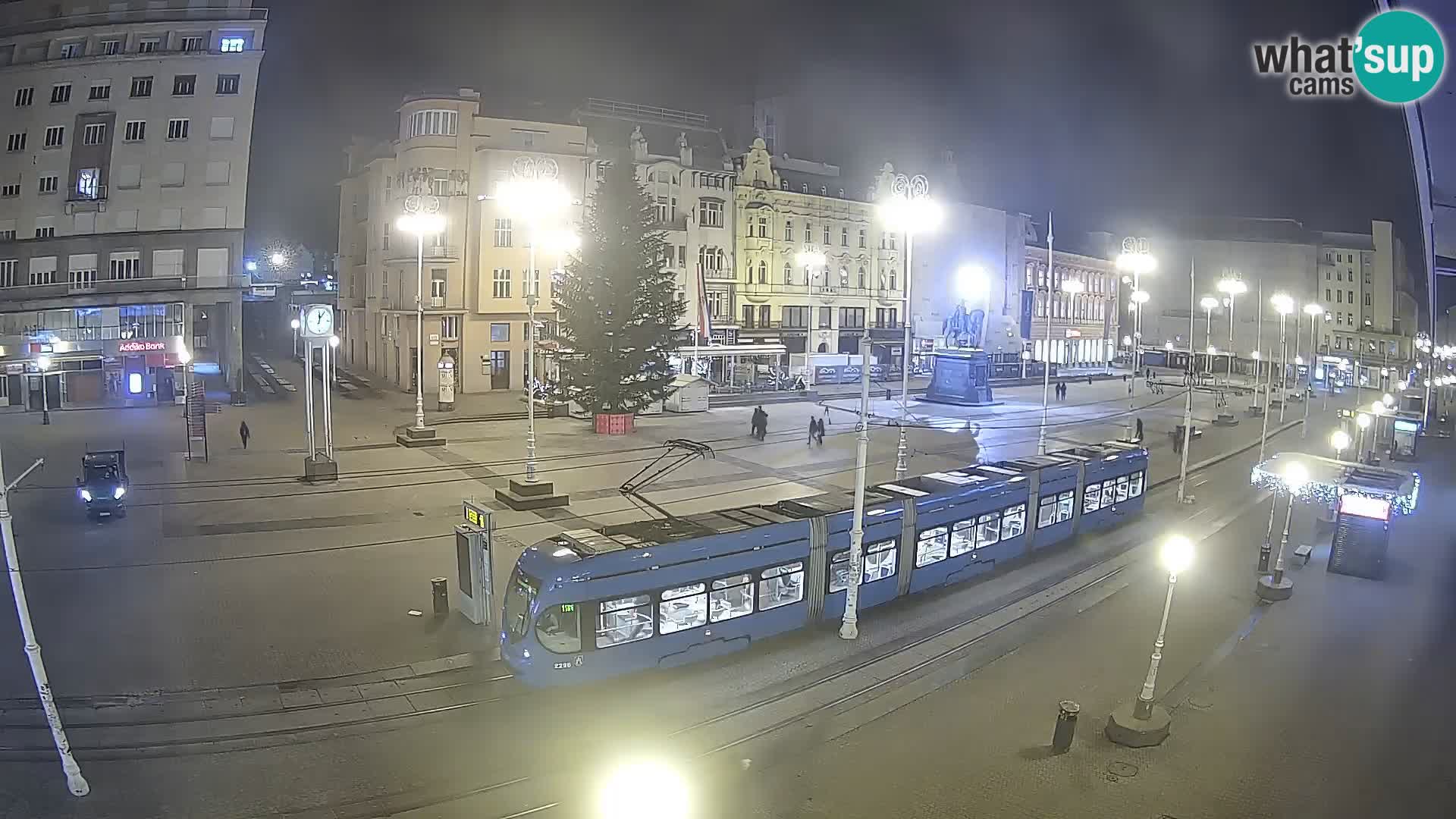 Zagreb webcam Ban Jelacica Platz | Kroatien