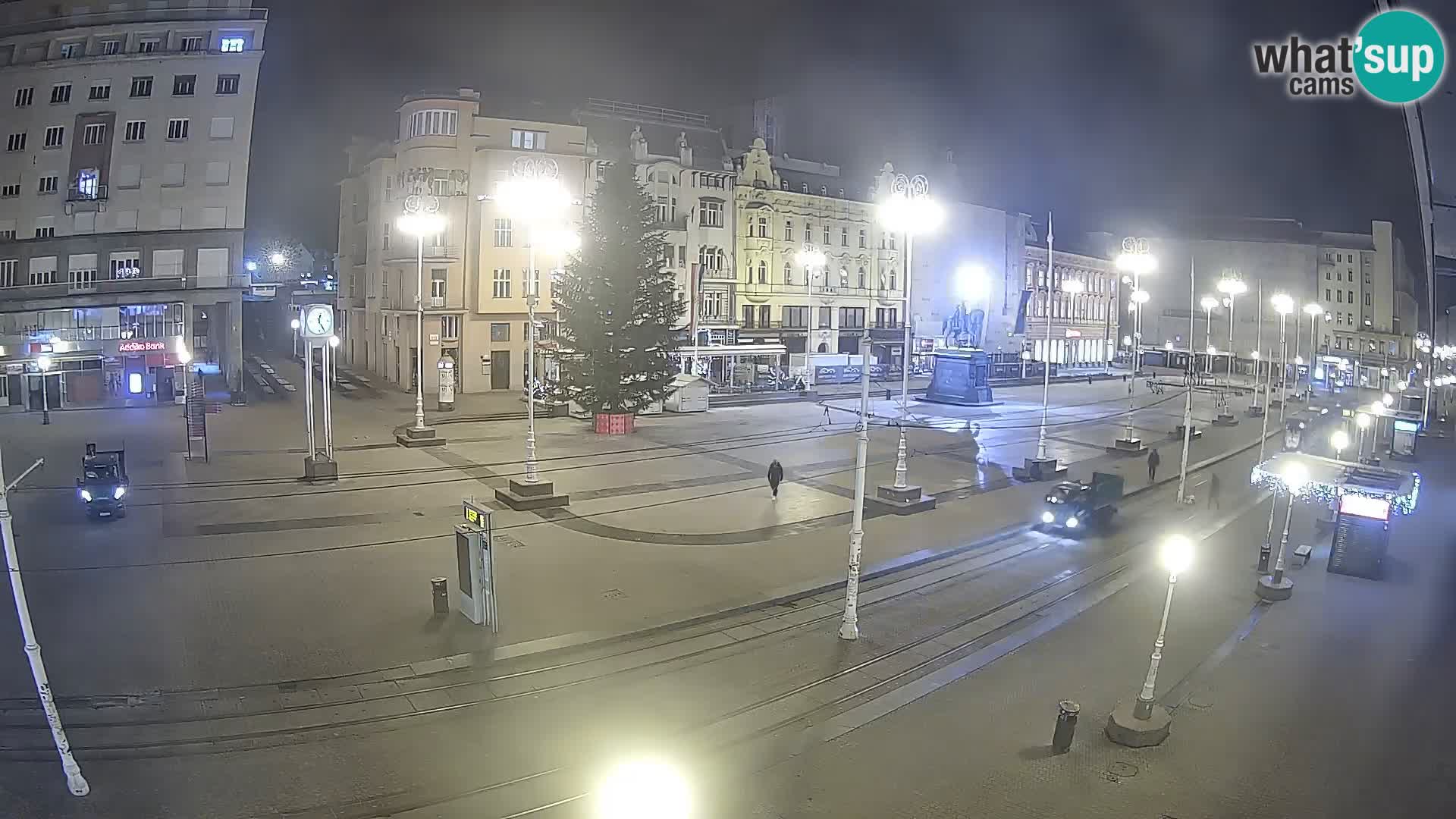 Webcam Zagreb Bana Jelačića square | Croatia