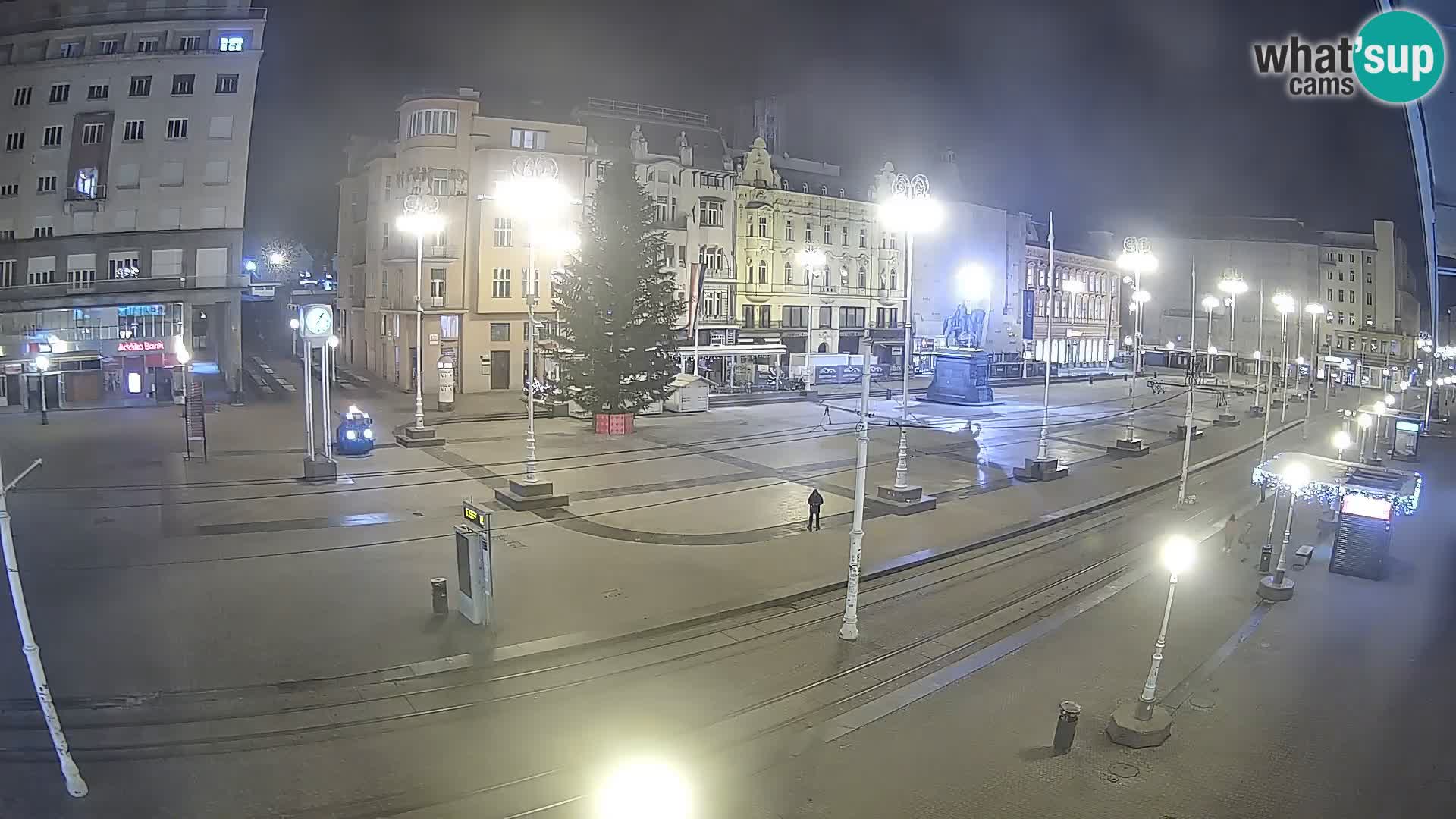 Webcam Zagabria Ban Jelacic piazza | Croazia