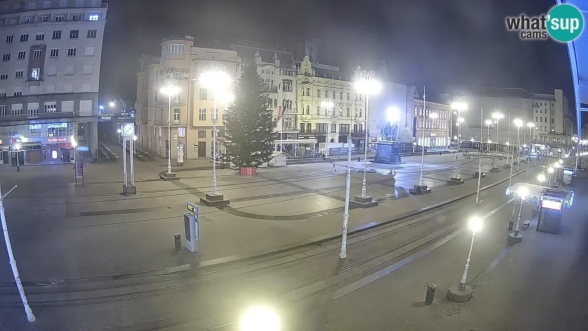 Zagreb webcam Ban Jelacica Platz | Kroatien