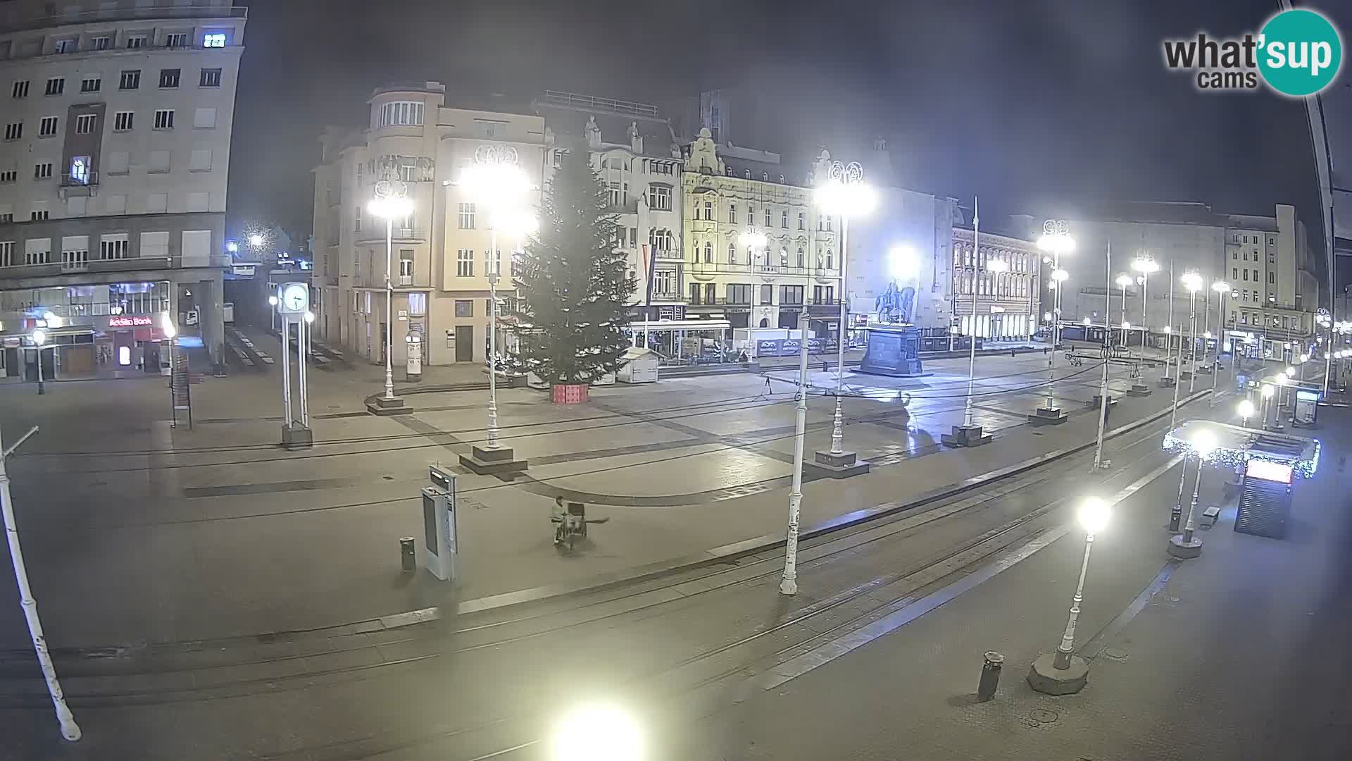 Zagreb webcam Ban Jelacica Platz | Kroatien