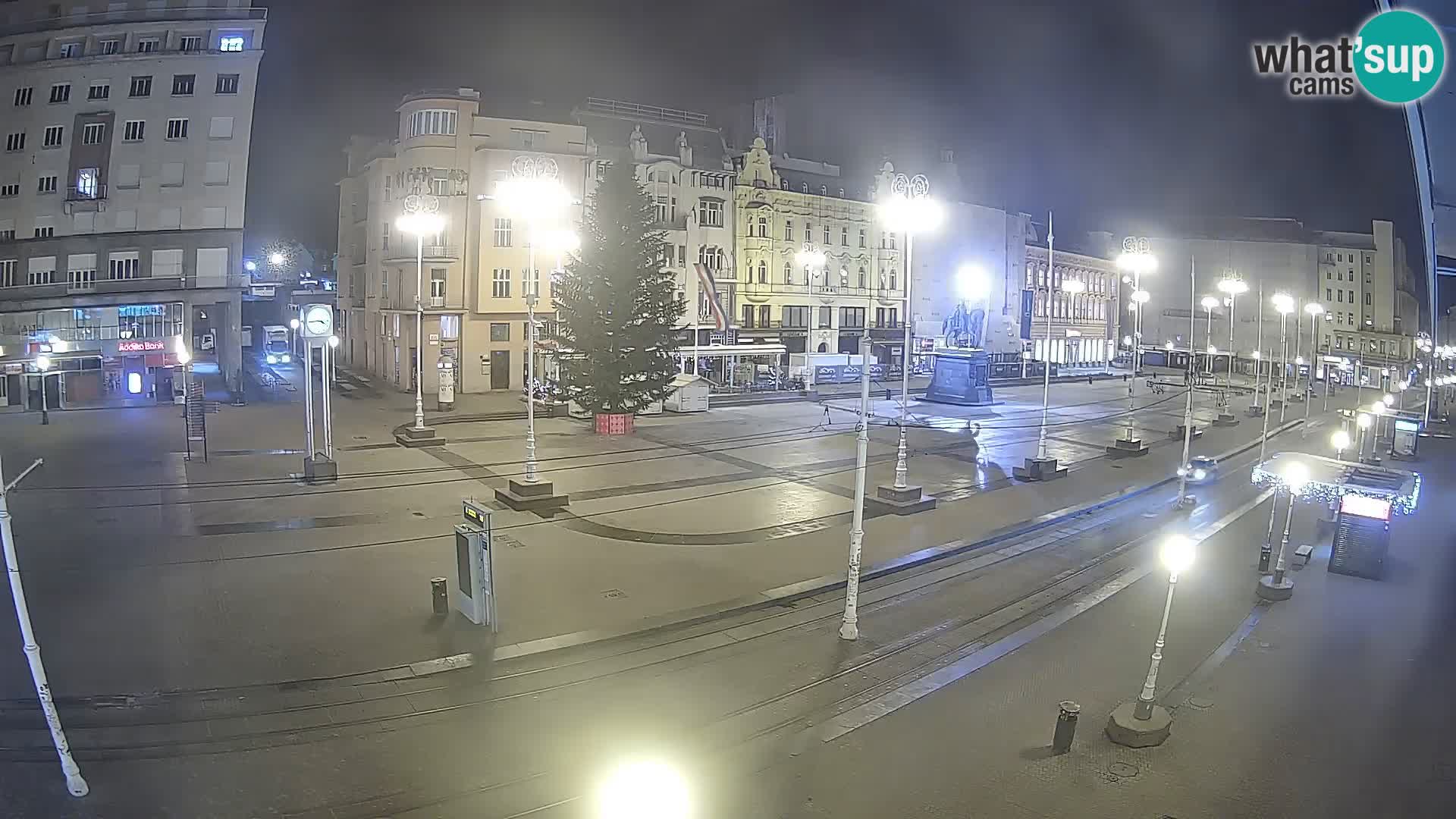 Webcam Zagreb Bana Jelačića square | Croatia