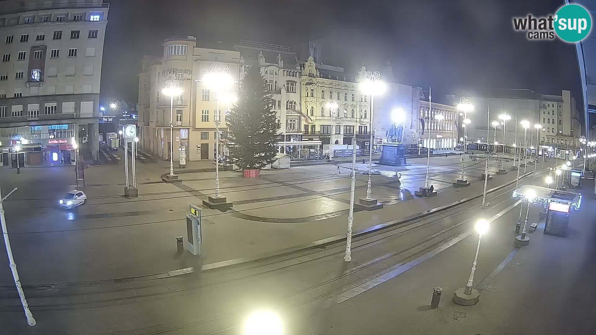 Zagreb webcam Ban Jelacica Platz | Kroatien