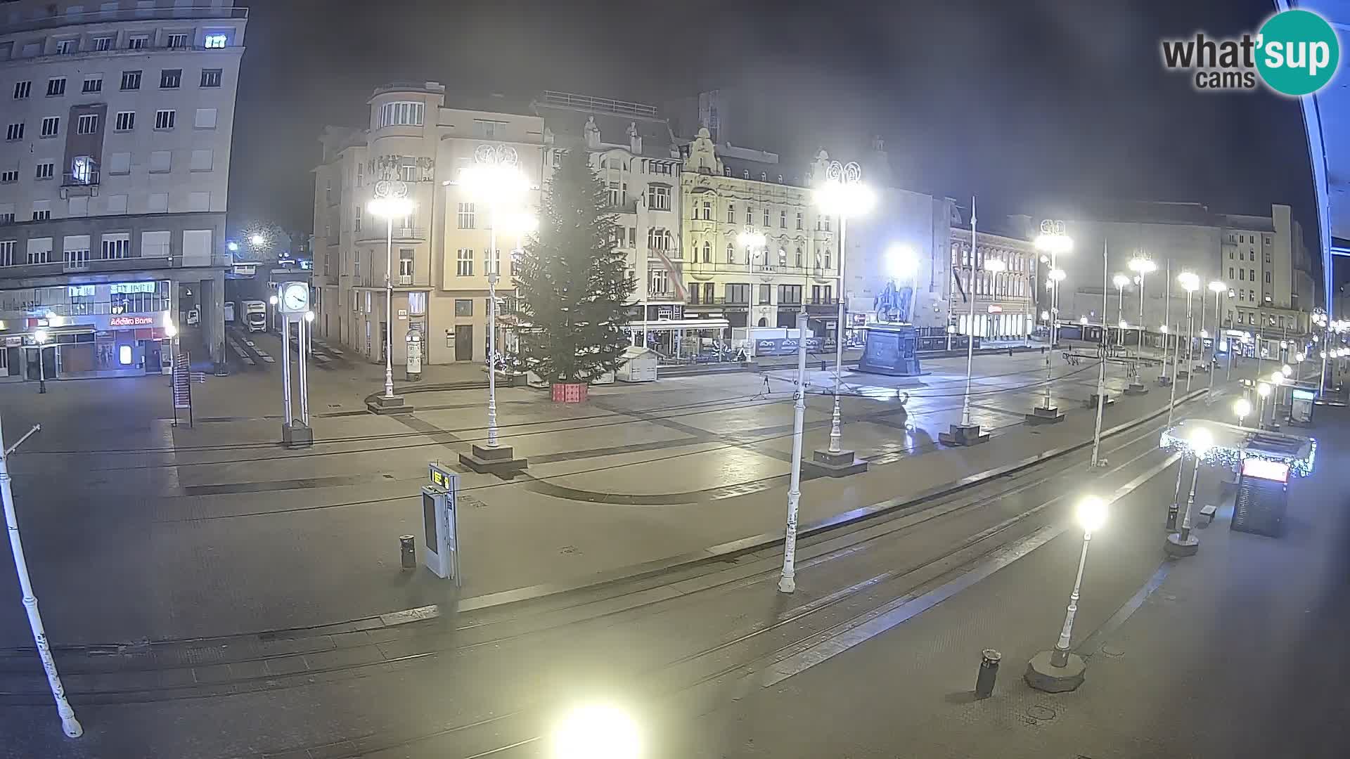 Zagreb webcam Ban Jelacica Platz | Kroatien
