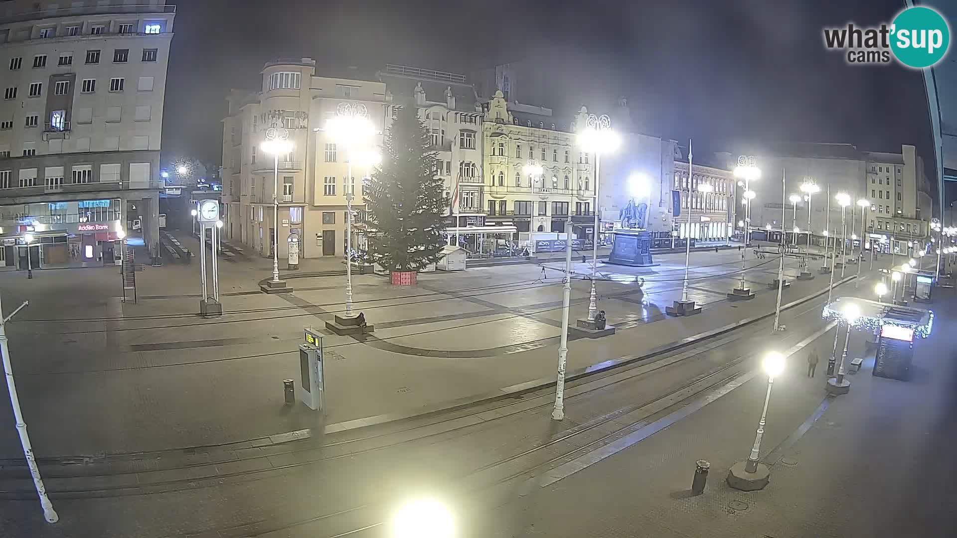 Webcam Zagabria Ban Jelacic piazza | Croazia
