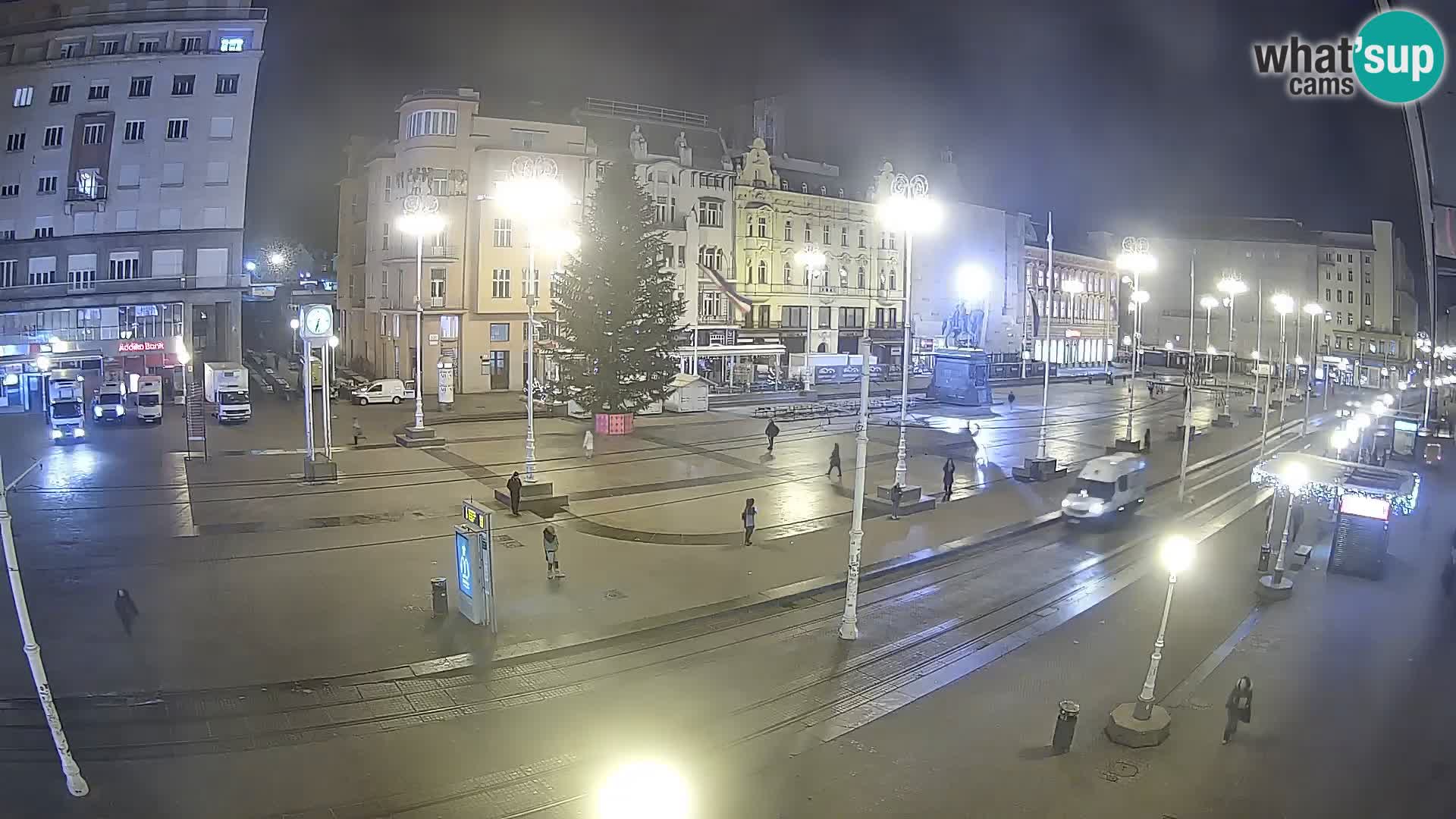 Zagreb live cam Bana Jelačića