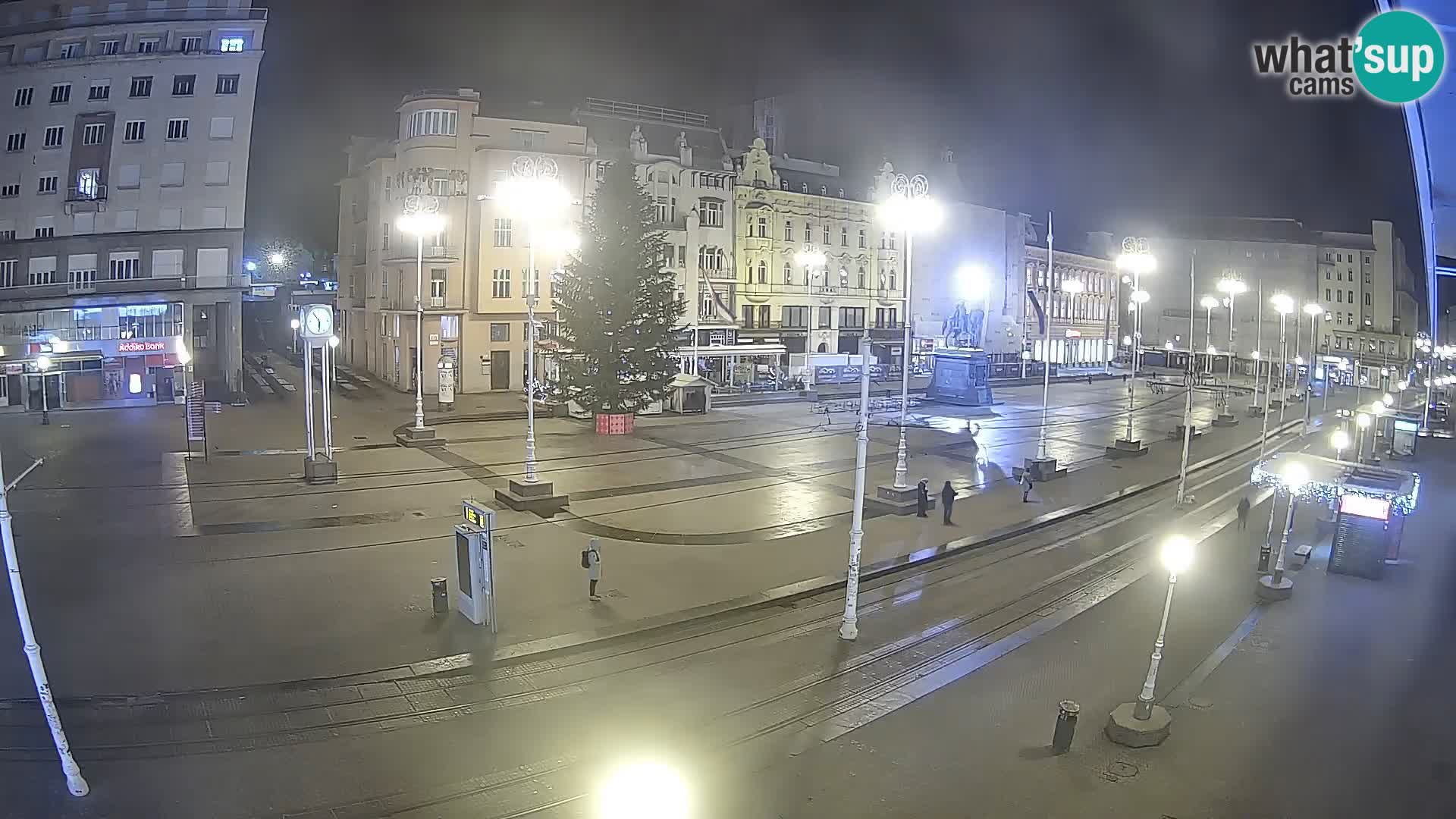Webcam Zagabria Ban Jelacic piazza | Croazia