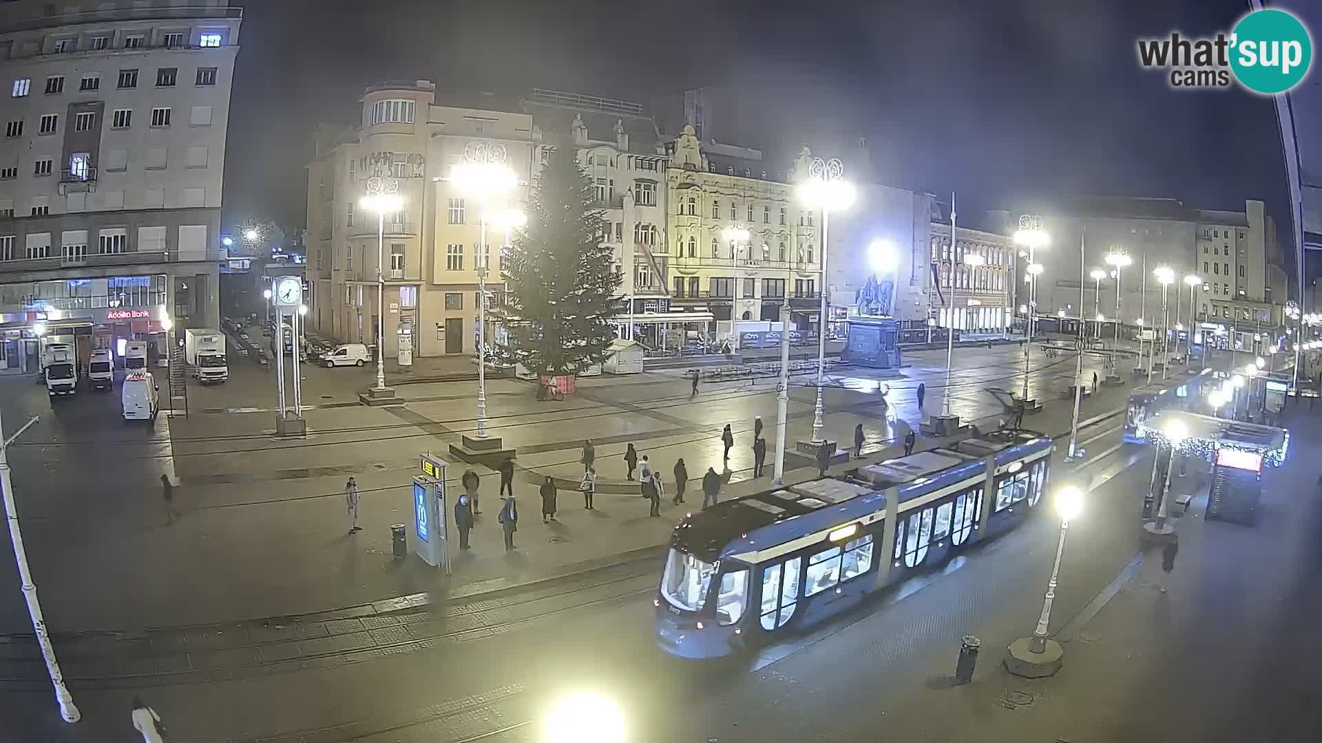 Webcam Zagreb Bana Jelačića square | Croatia