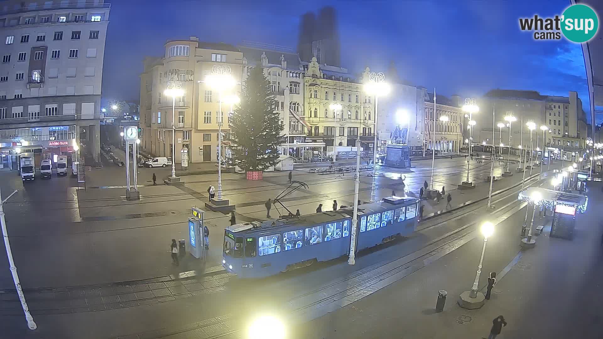 Webcam Zagreb Bana Jelačića square | Croatia