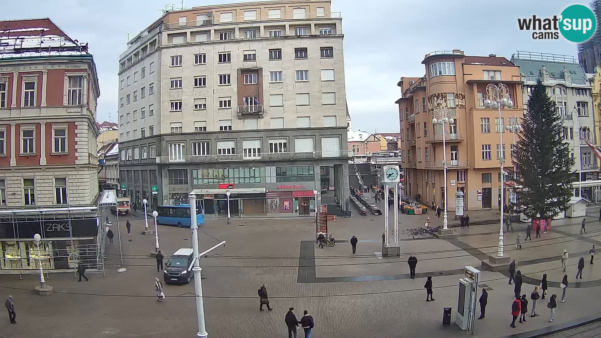 Spletna kamera Zagreb Ban Jelačić