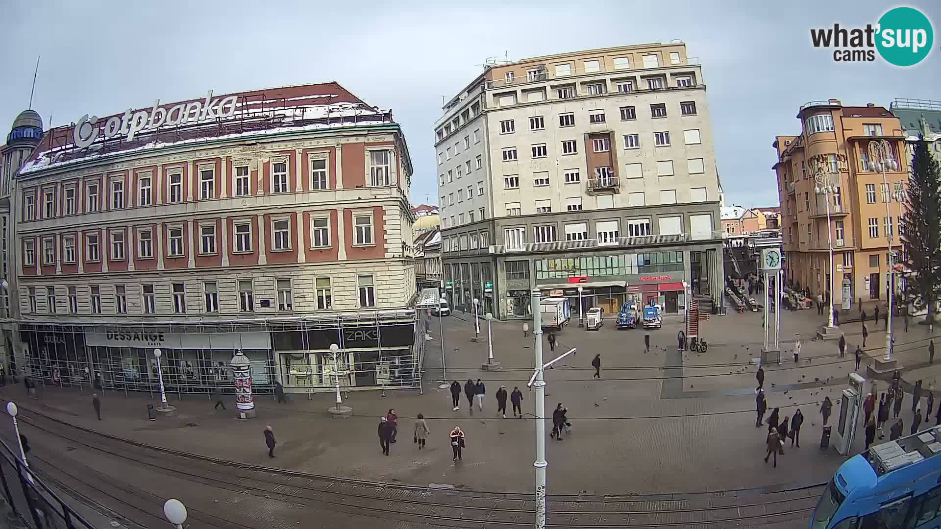 Zagreb live cam Bana Jelačića