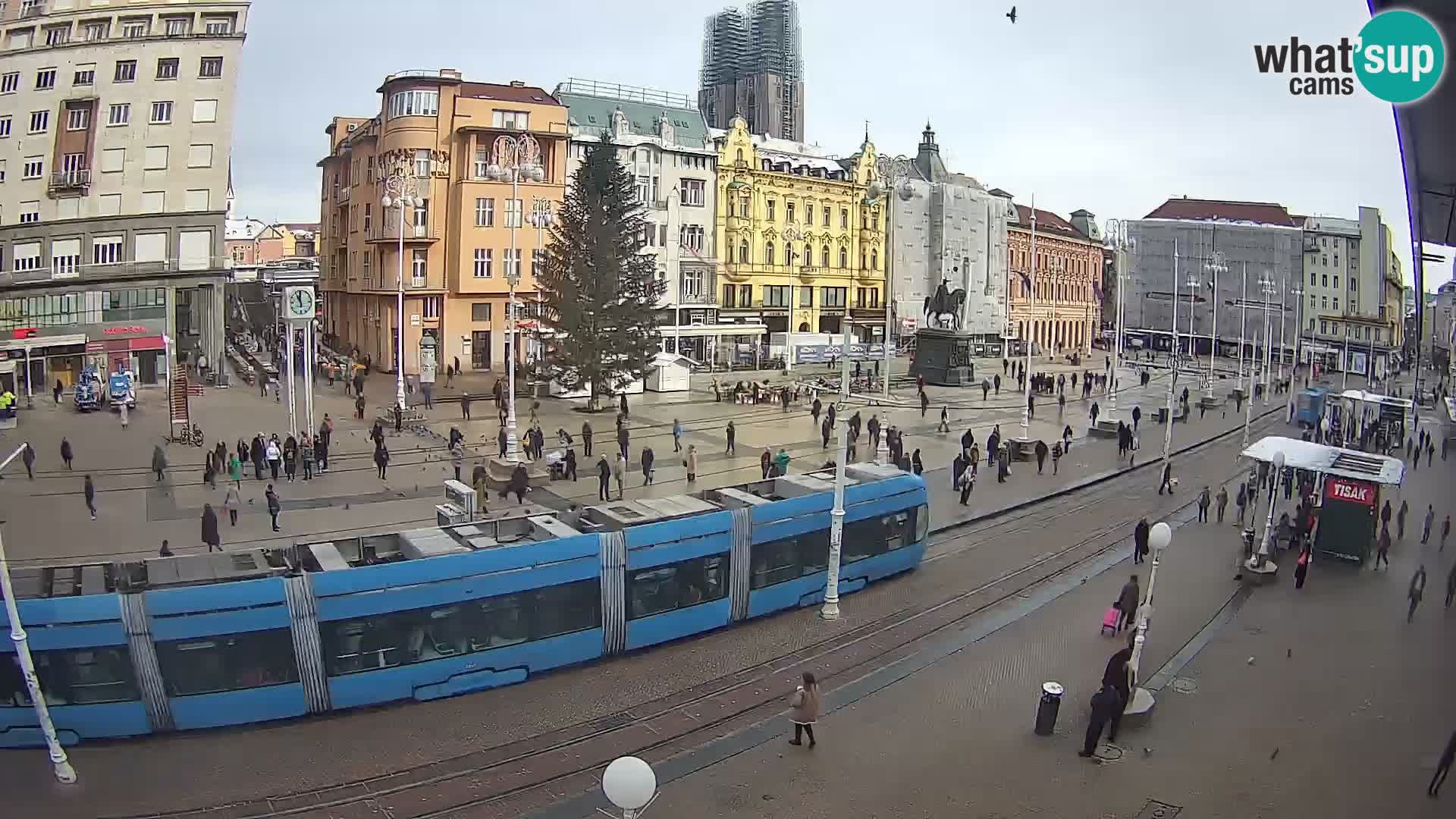 Spletna kamera Zagreb Ban Jelačić