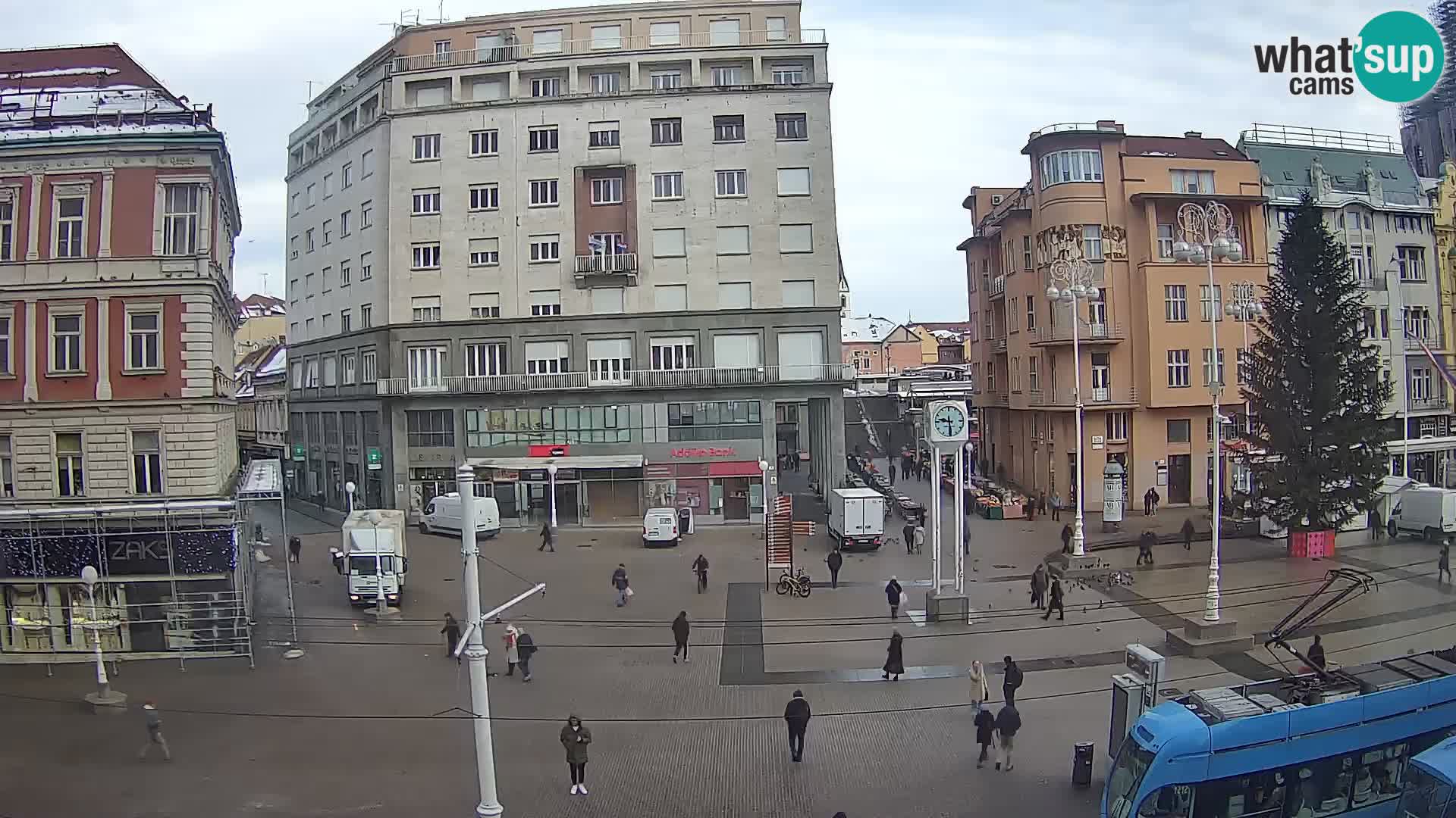 Spletna kamera Zagreb Ban Jelačić