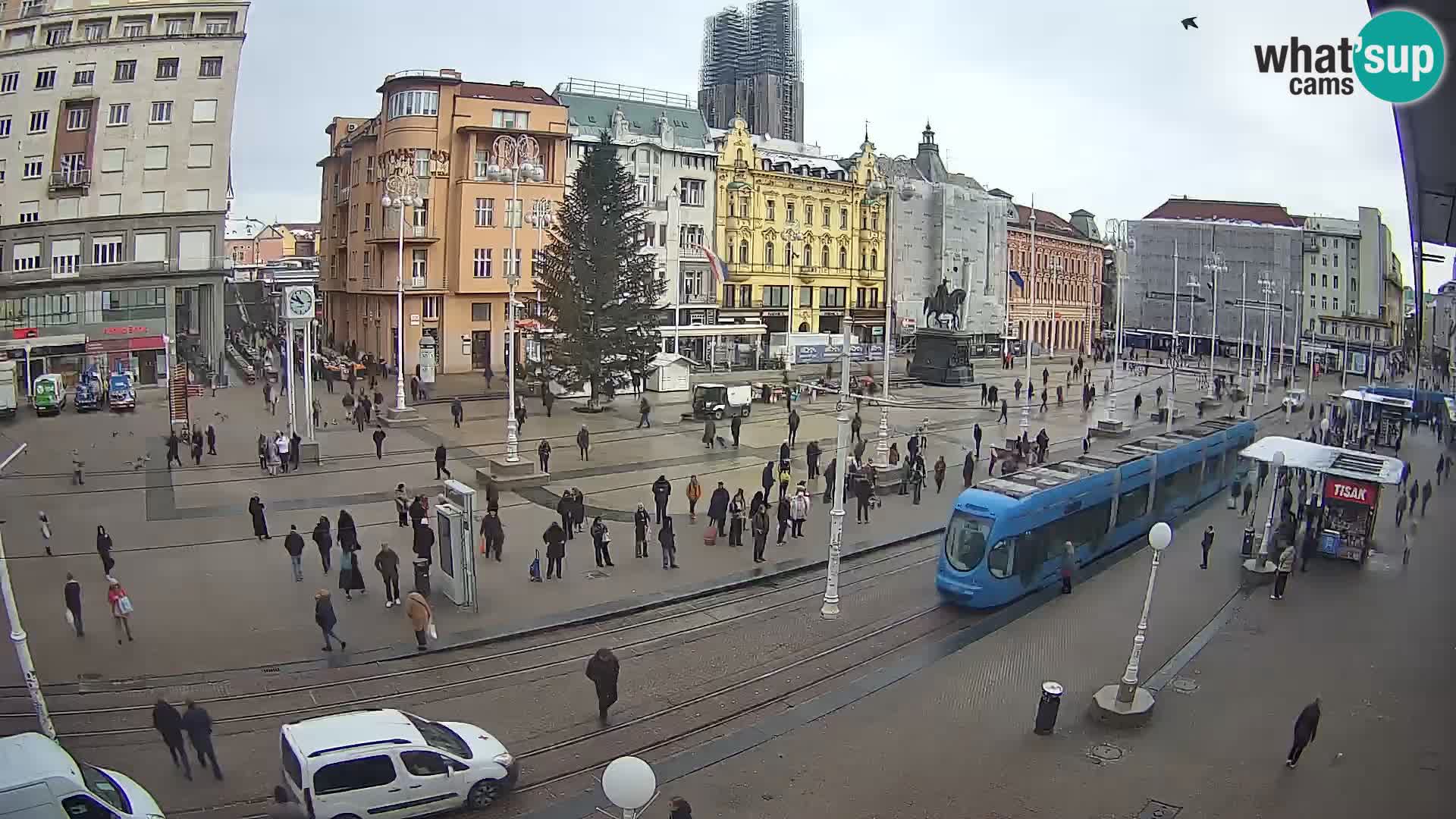 Zagreb live cam Bana Jelačića