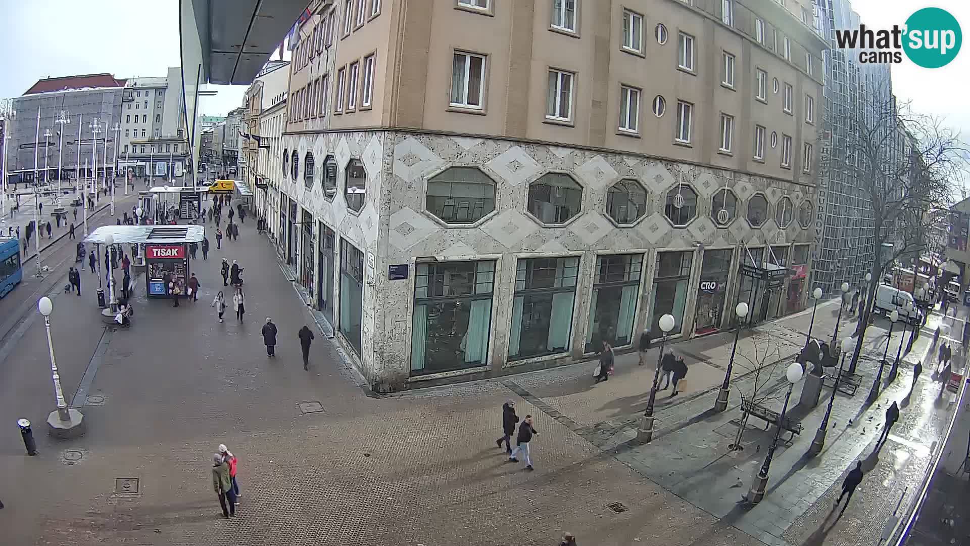 Zagreb live cam Bana Jelačića