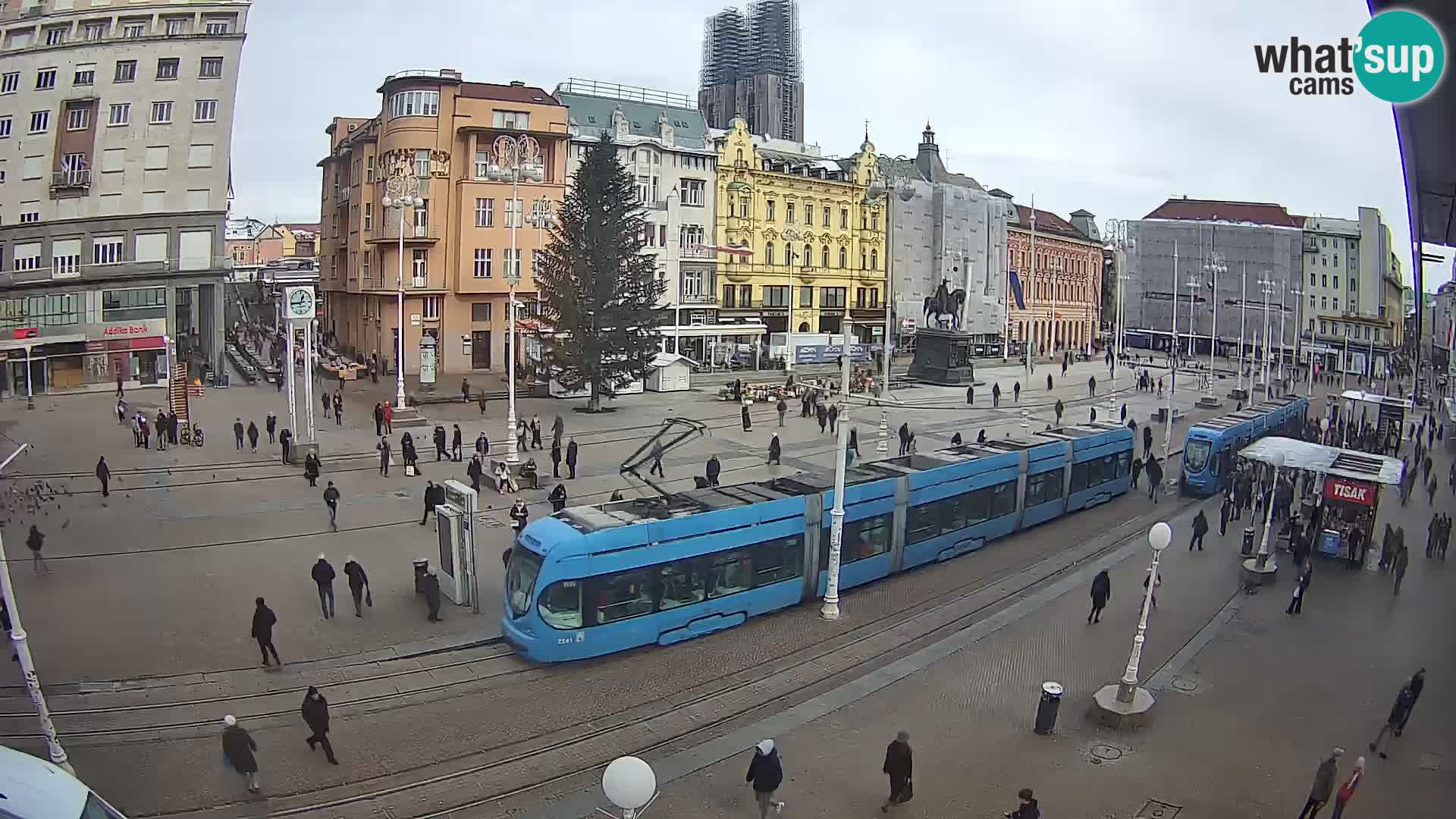 Zagreb live cam Bana Jelačića