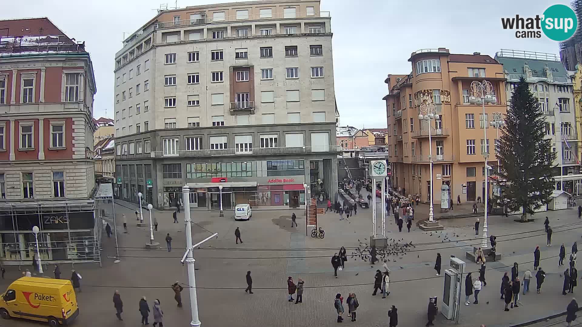 Zagreb live cam Bana Jelačića