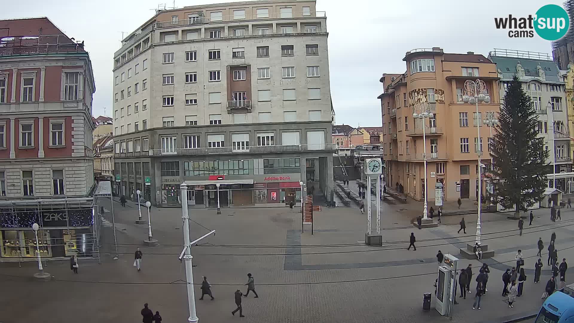 Spletna kamera Zagreb Ban Jelačić