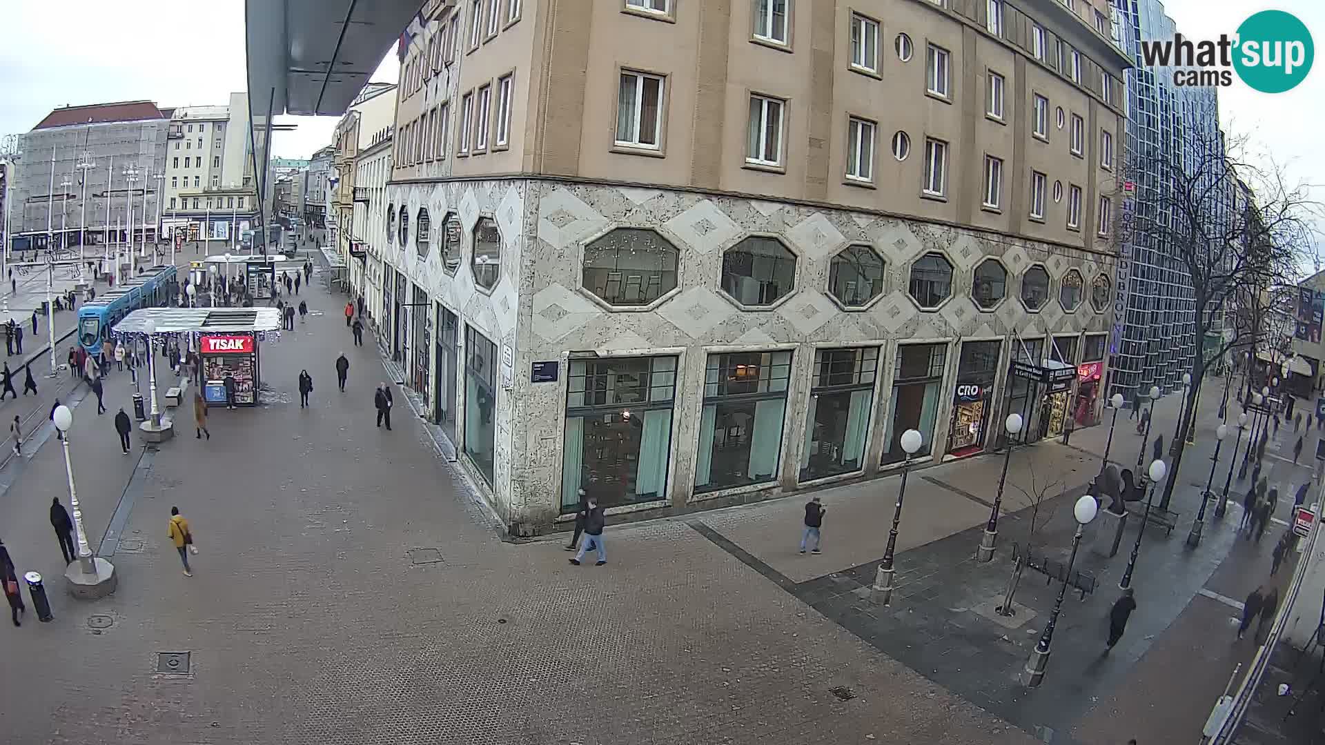 Zagreb live cam Bana Jelačića