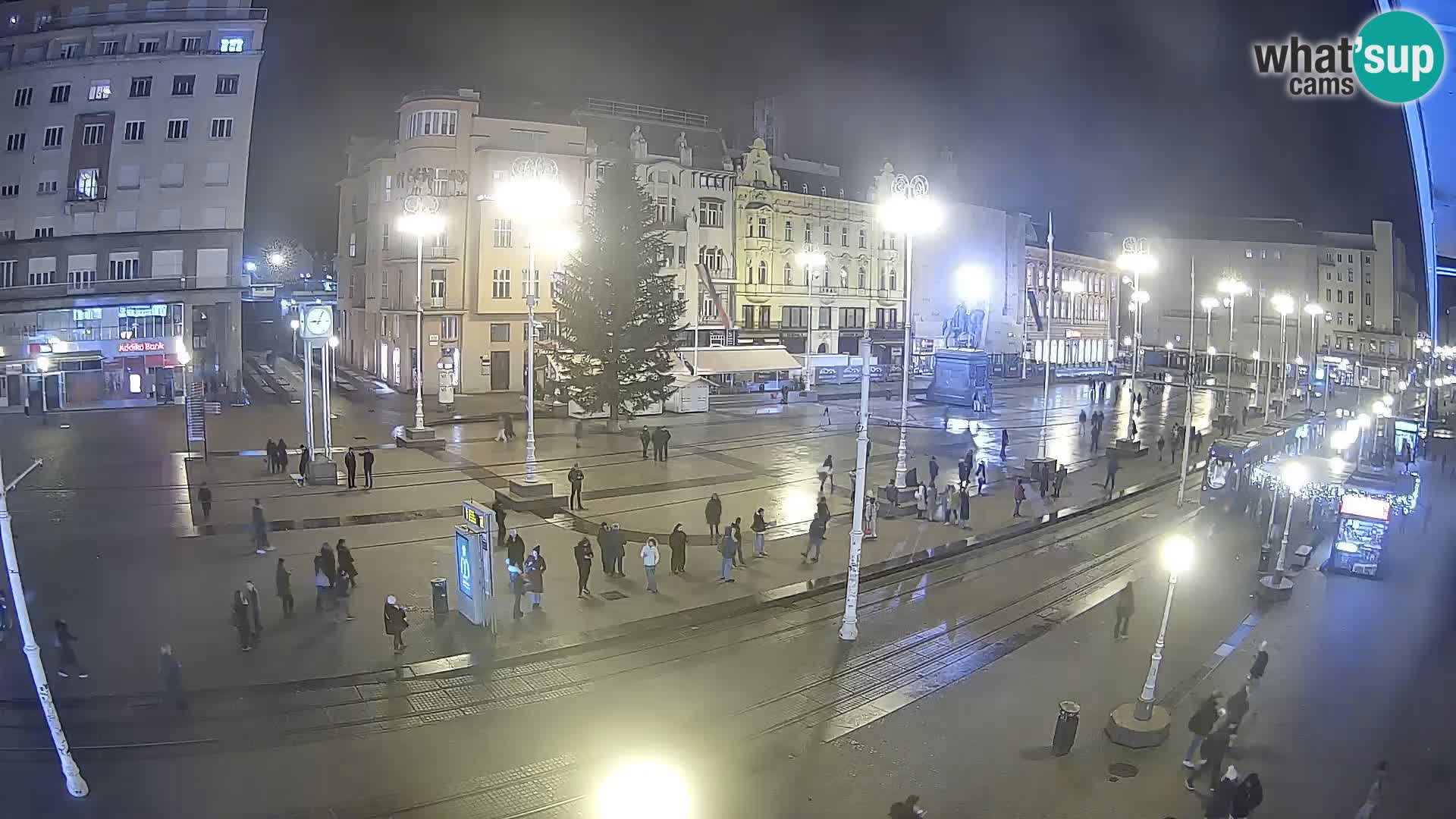Live Cam Zagreb Ban Jelačić place | Croatie