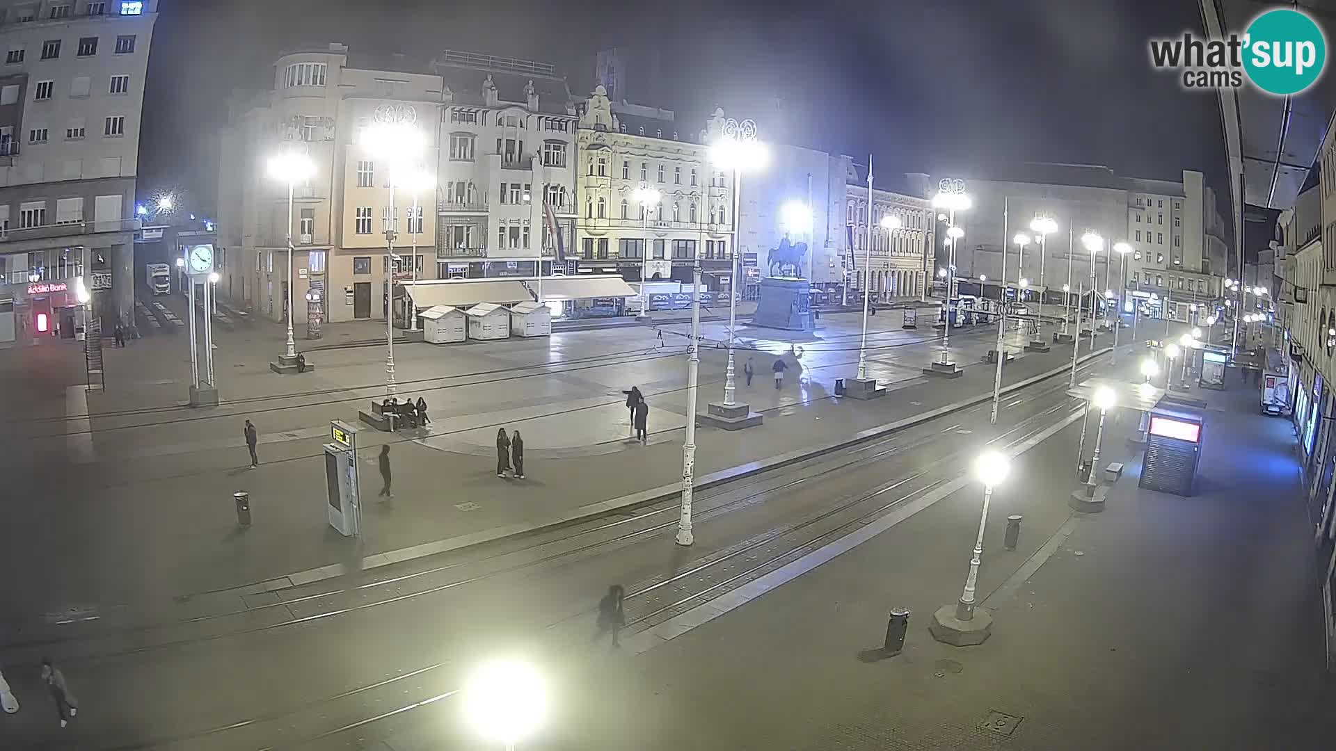 Webcam Zagreb Bana Jelačića square | Croatia