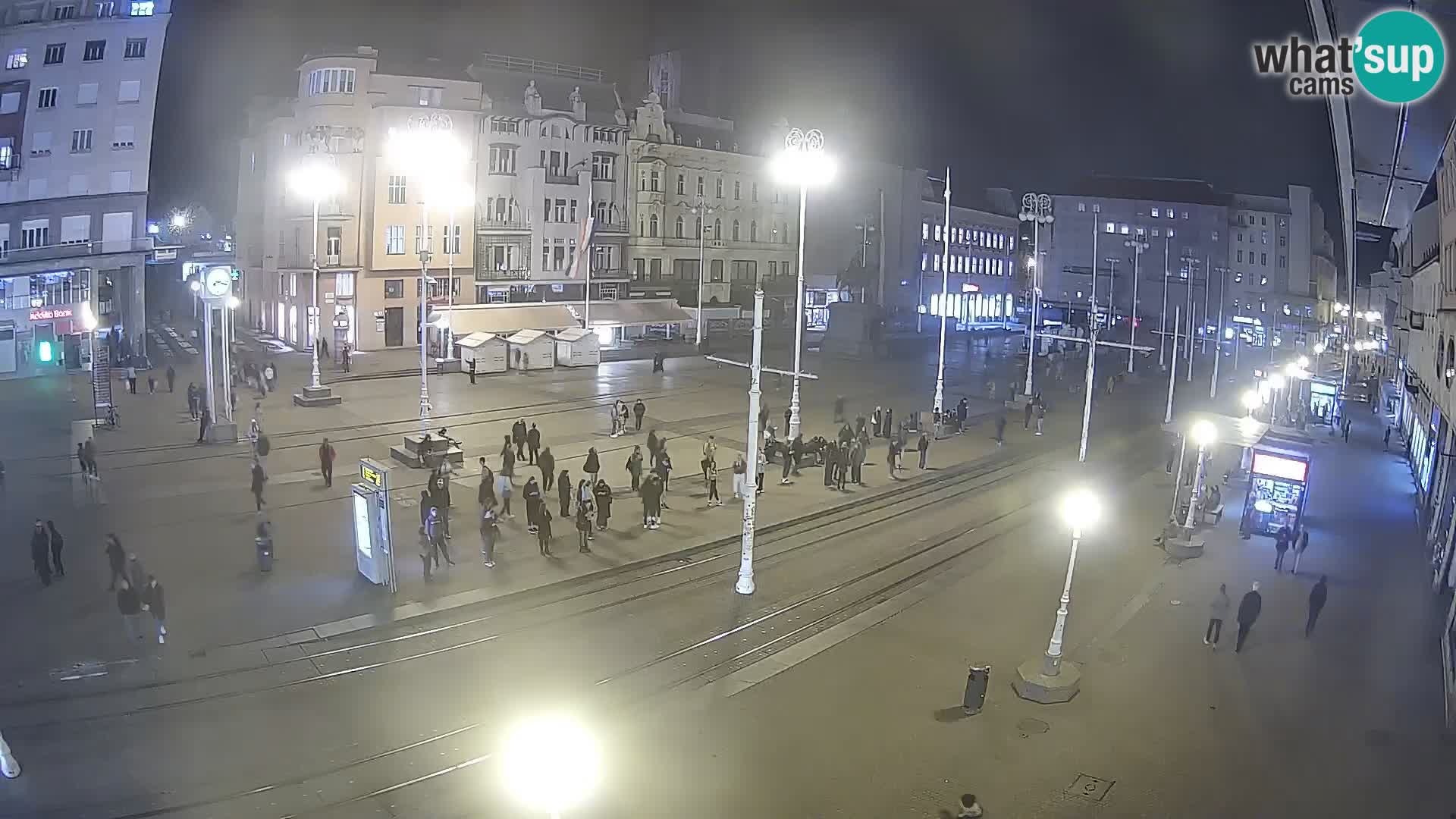 Live Cam Zagreb Ban Jelačić place | Croatie