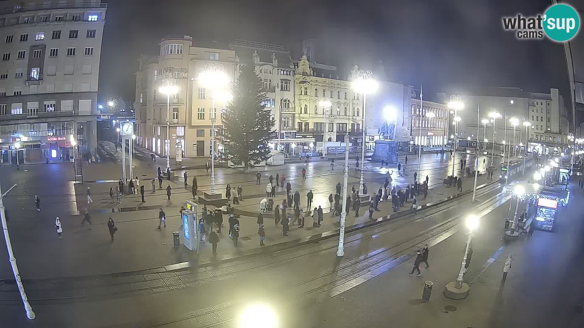 Webcam Zagabria Ban Jelacic piazza | Croazia