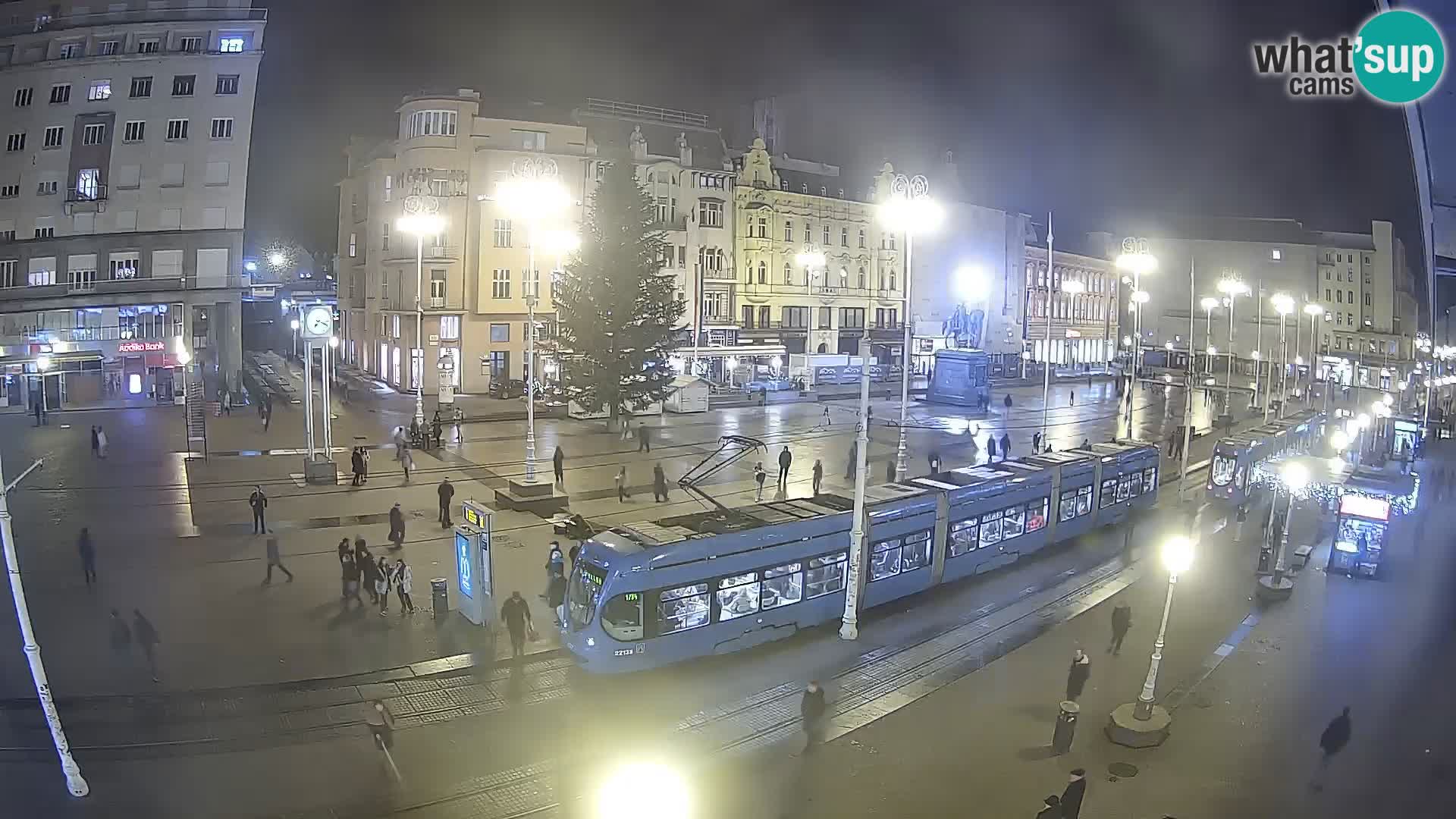 Live Cam Zagreb Ban Jelačić place | Croatie
