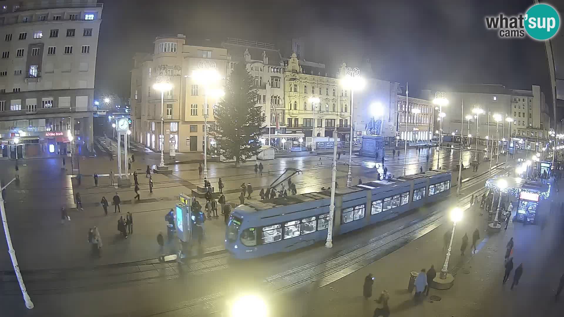 Zagreb webcam Ban Jelacica Platz | Kroatien