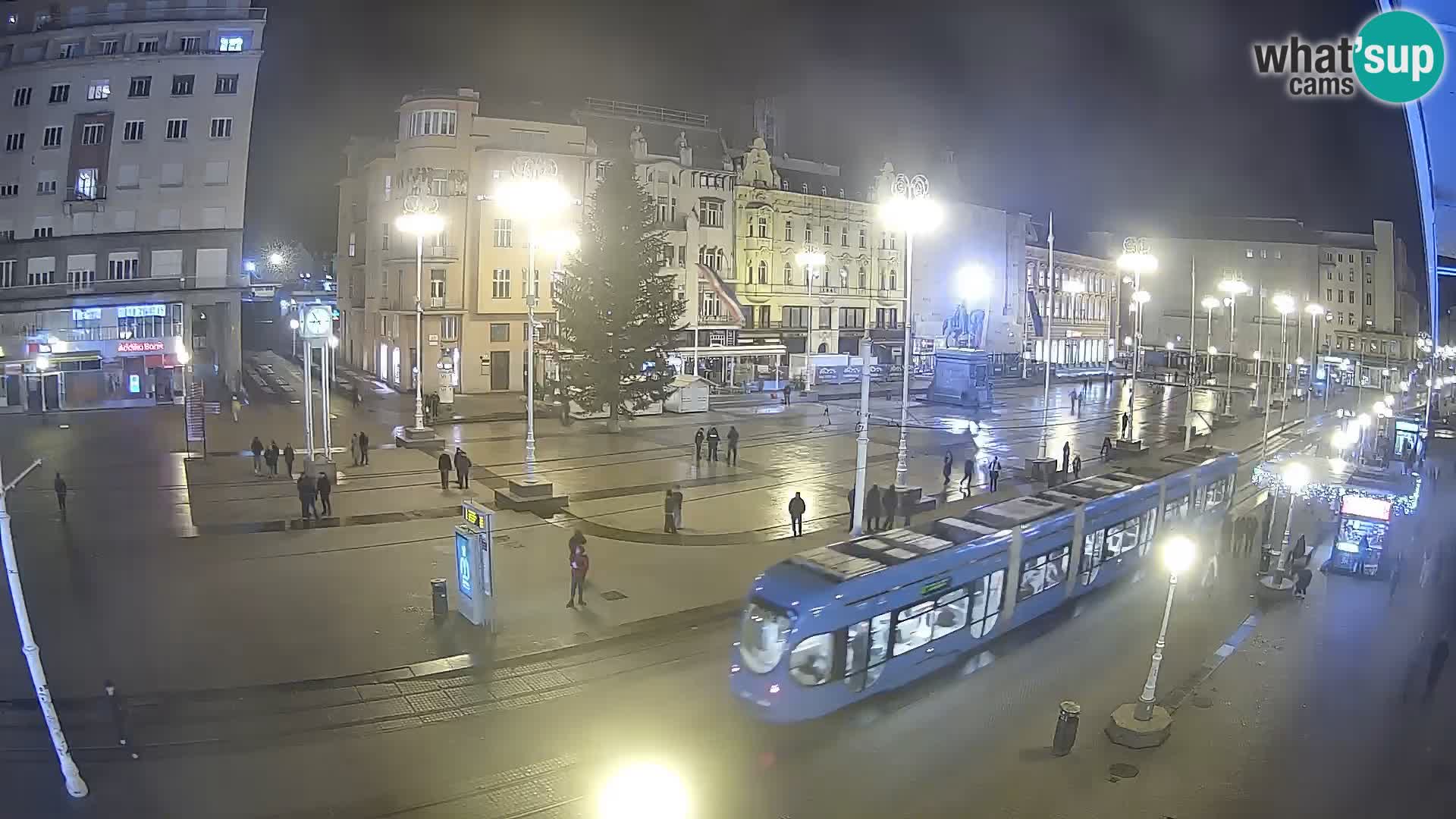 Live Cam Zagreb Ban Jelačić place | Croatie