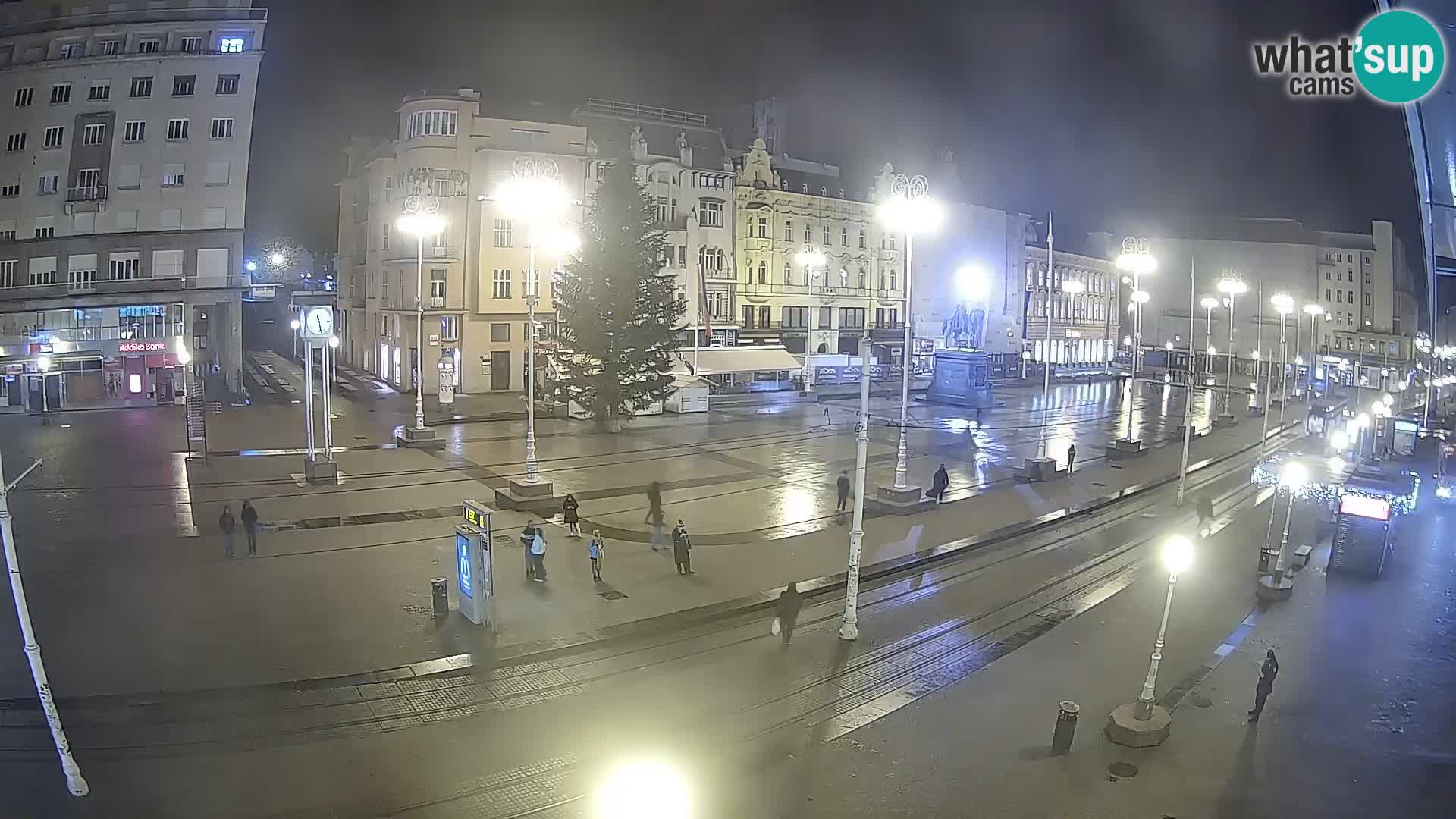 Webcam Zagreb Bana Jelačića square | Croatia