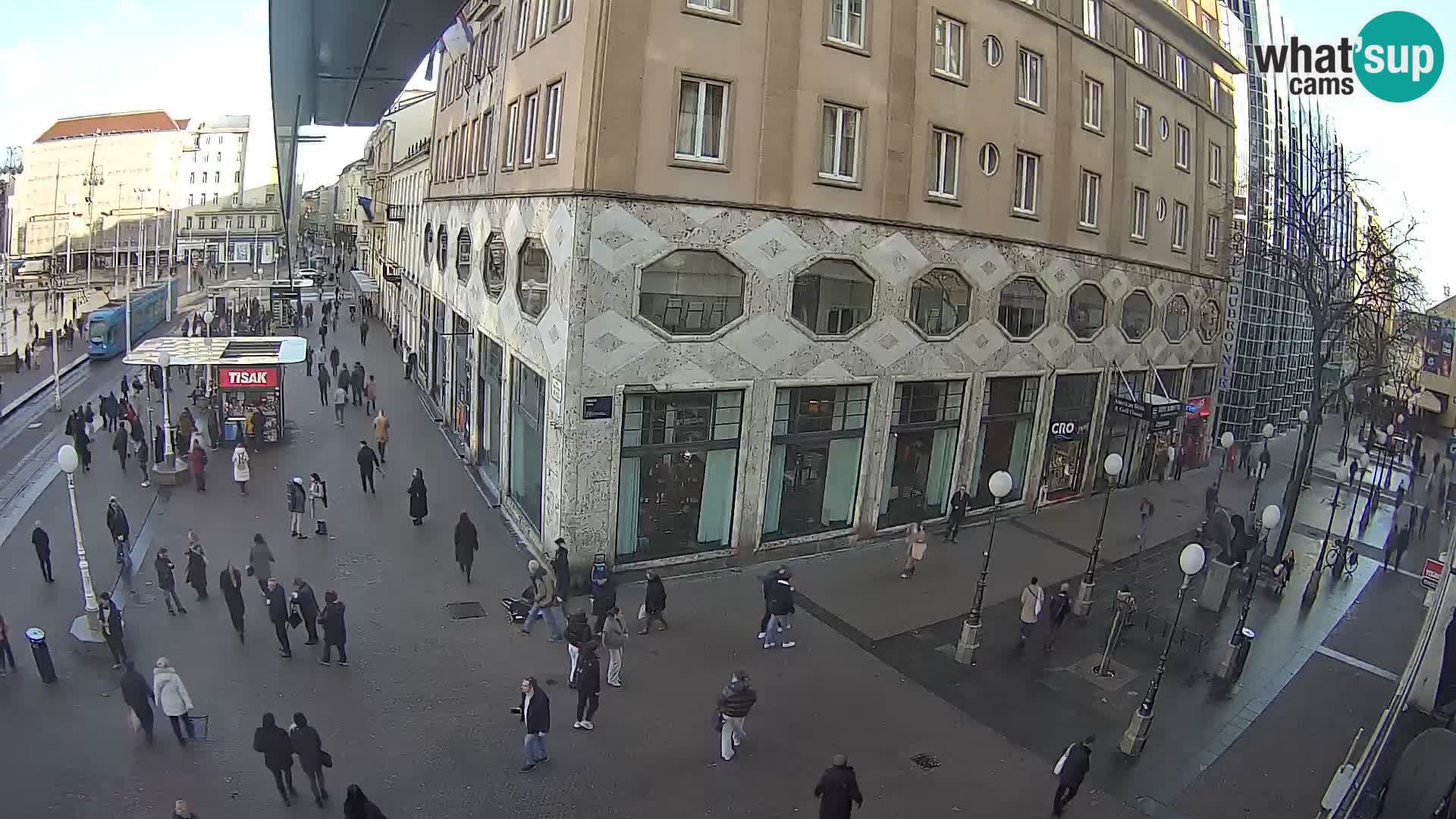 Spletna kamera Zagreb Ban Jelačić