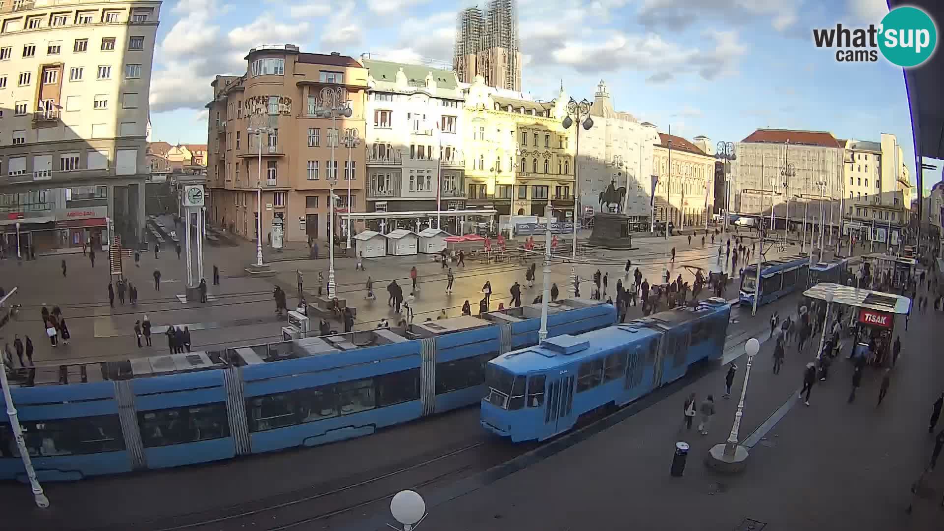 Zagreb live cam Bana Jelačića