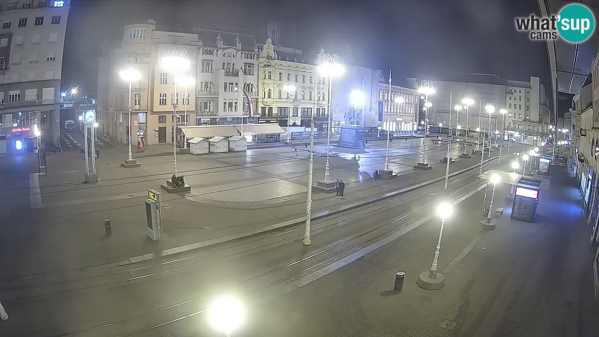 Live Cam Zagreb Ban Jelačić place | Croatie
