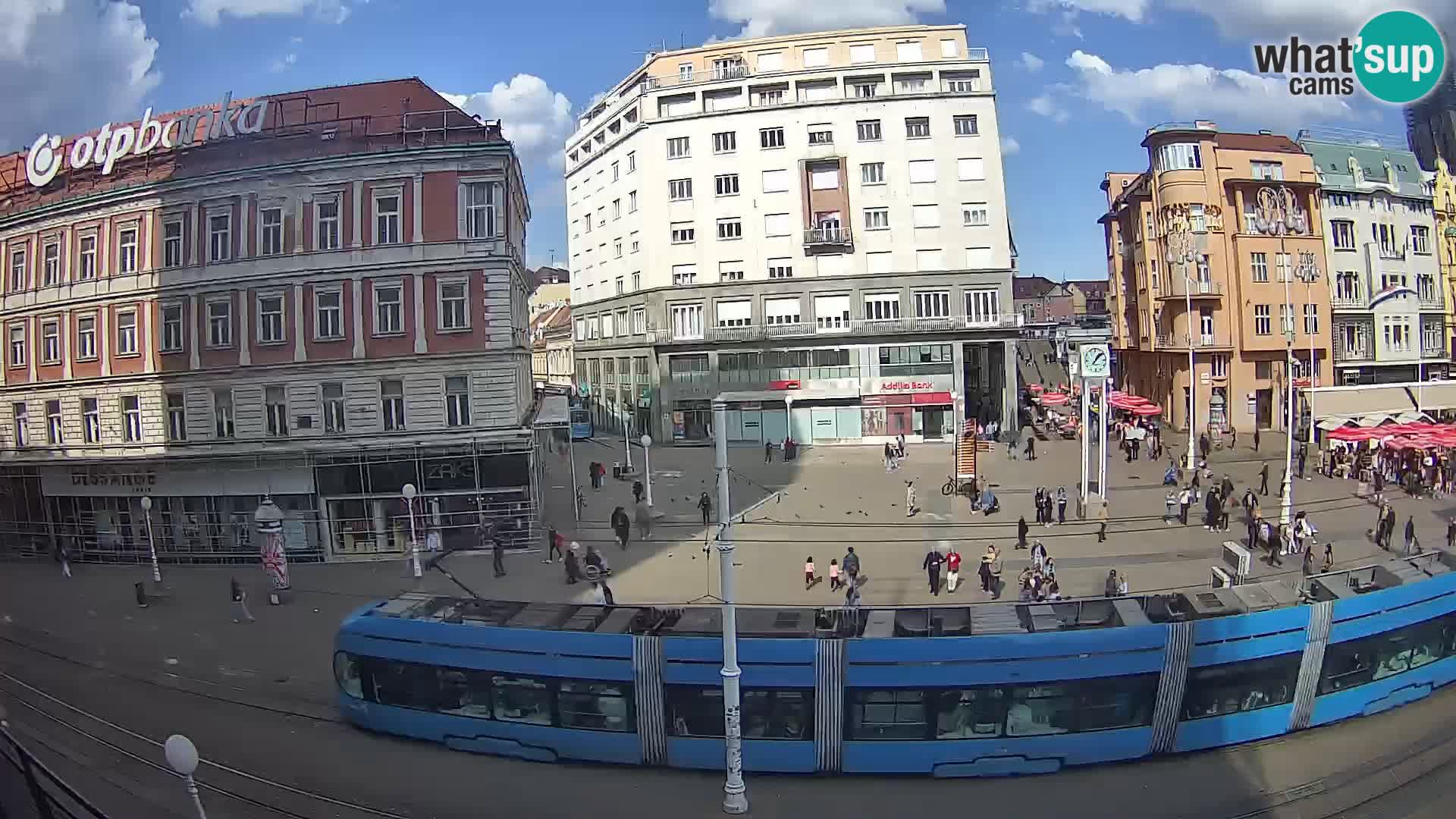 Live Cam Zagreb Ban Jelačić place | Croatie