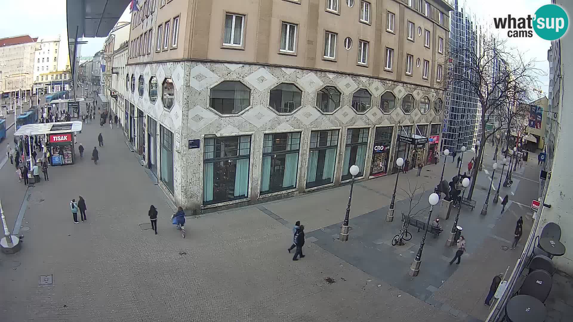 Webcam Zagreb Bana Jelačića square | Croatia