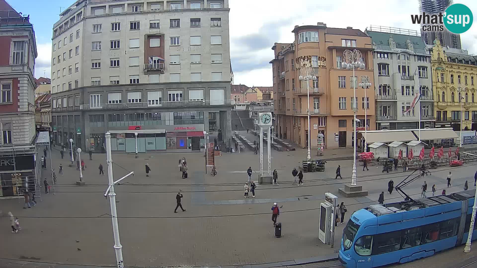 Live Cam Zagreb Ban Jelačić place | Croatie
