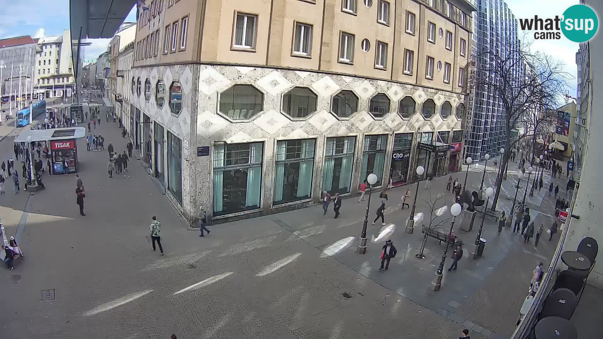 Live Cam Zagreb Ban Jelačić place | Croatie