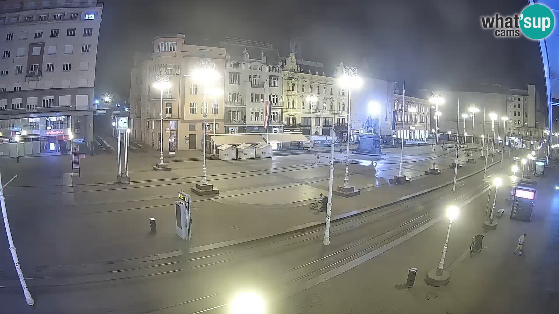 Webcam Zagreb Bana Jelačića square | Croatia