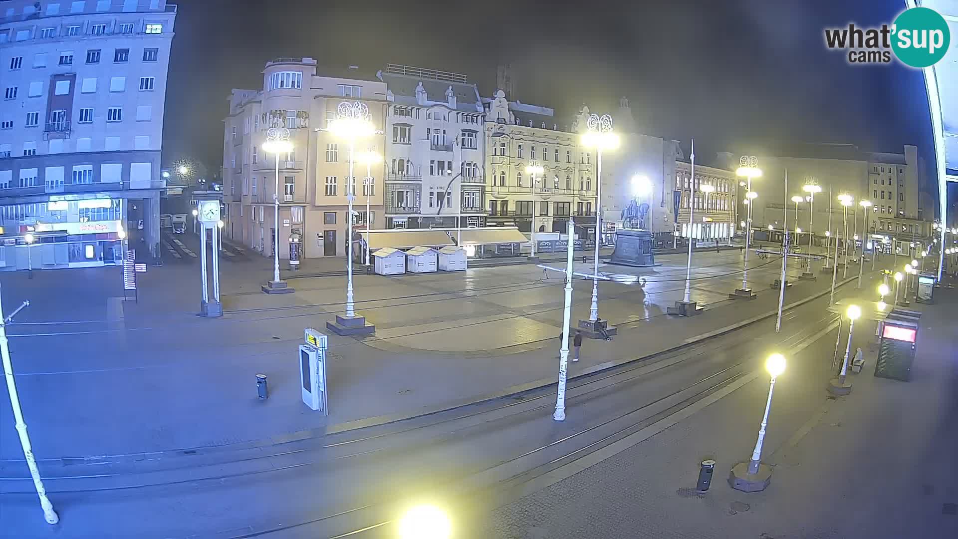 Webcam Zagreb Bana Jelačića square | Croatia