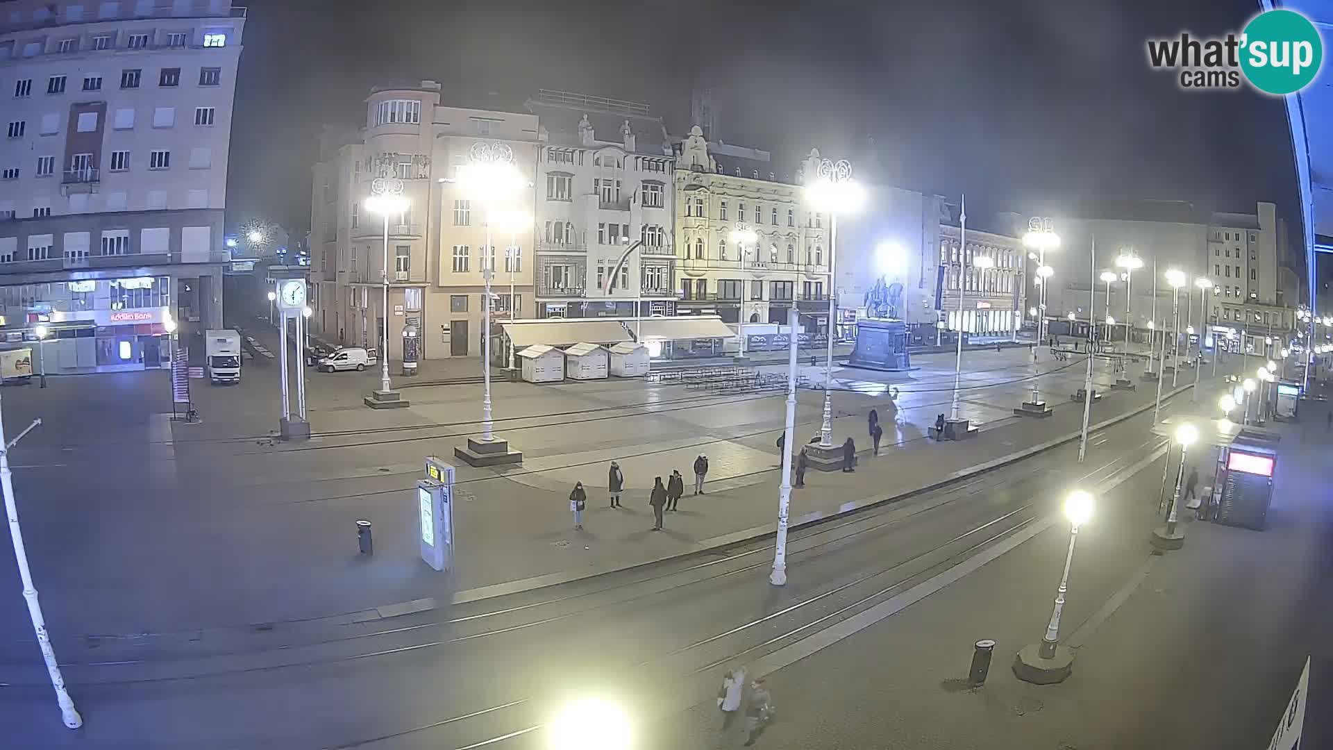 Webcam Zagabria Ban Jelacic piazza | Croazia